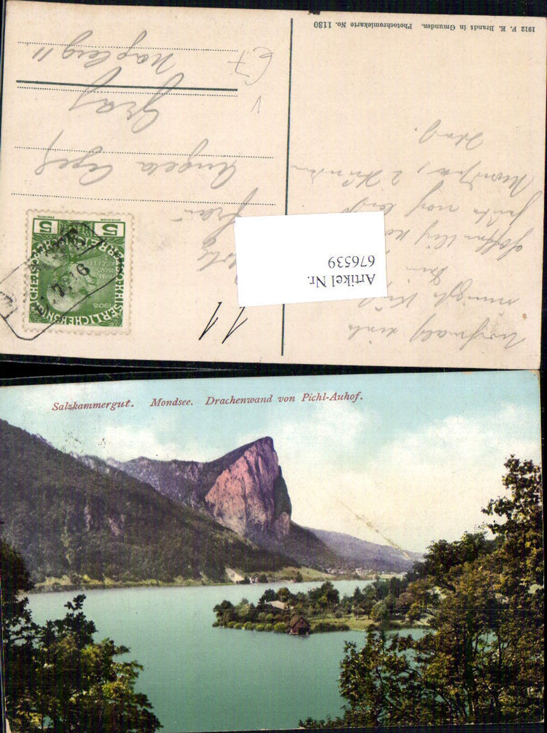 676539,Drachenwand bei Mondsee Pichl Auhof pub Brandt 1130