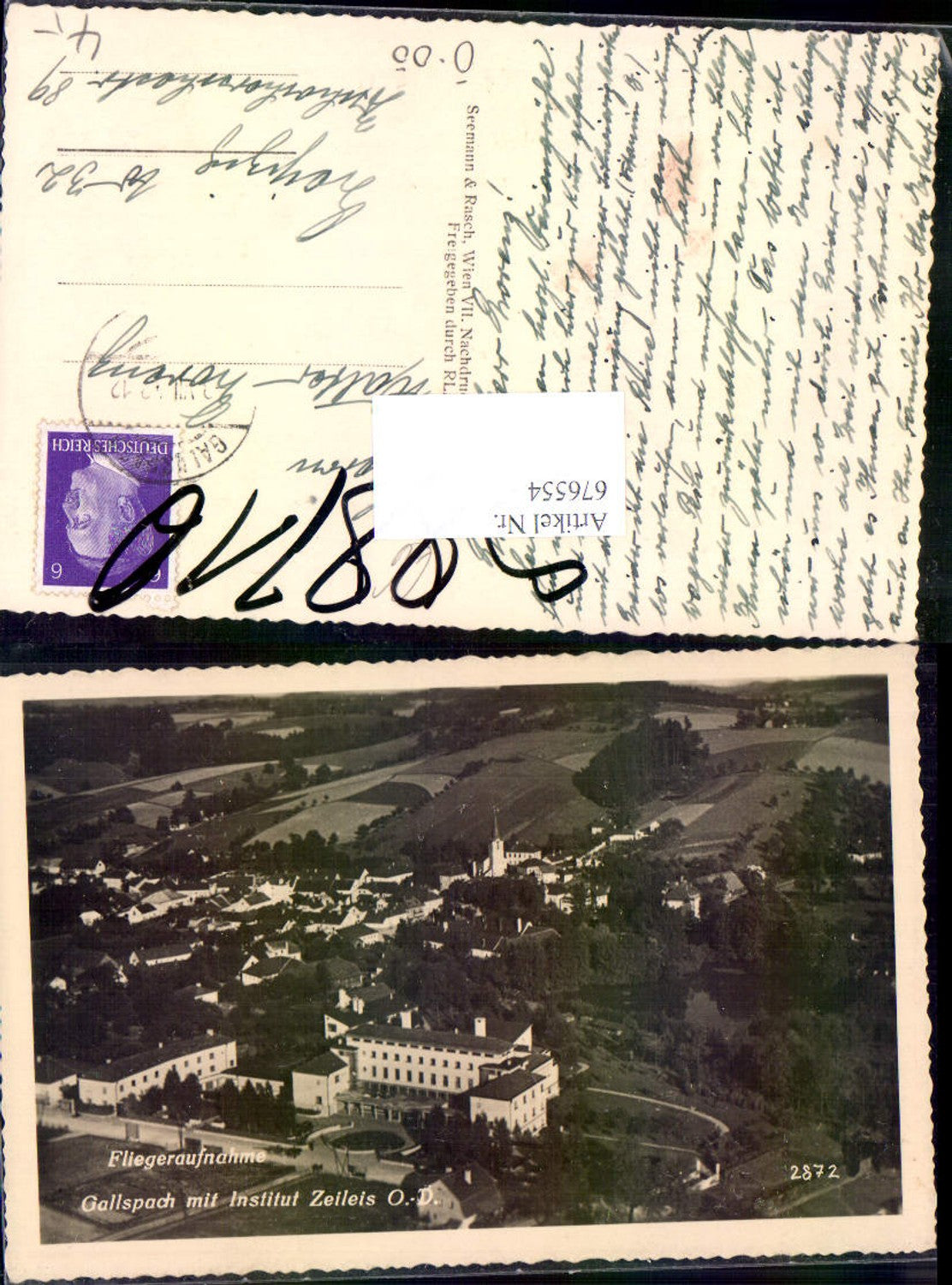 676554,Fliegeraufnahme Gallspach