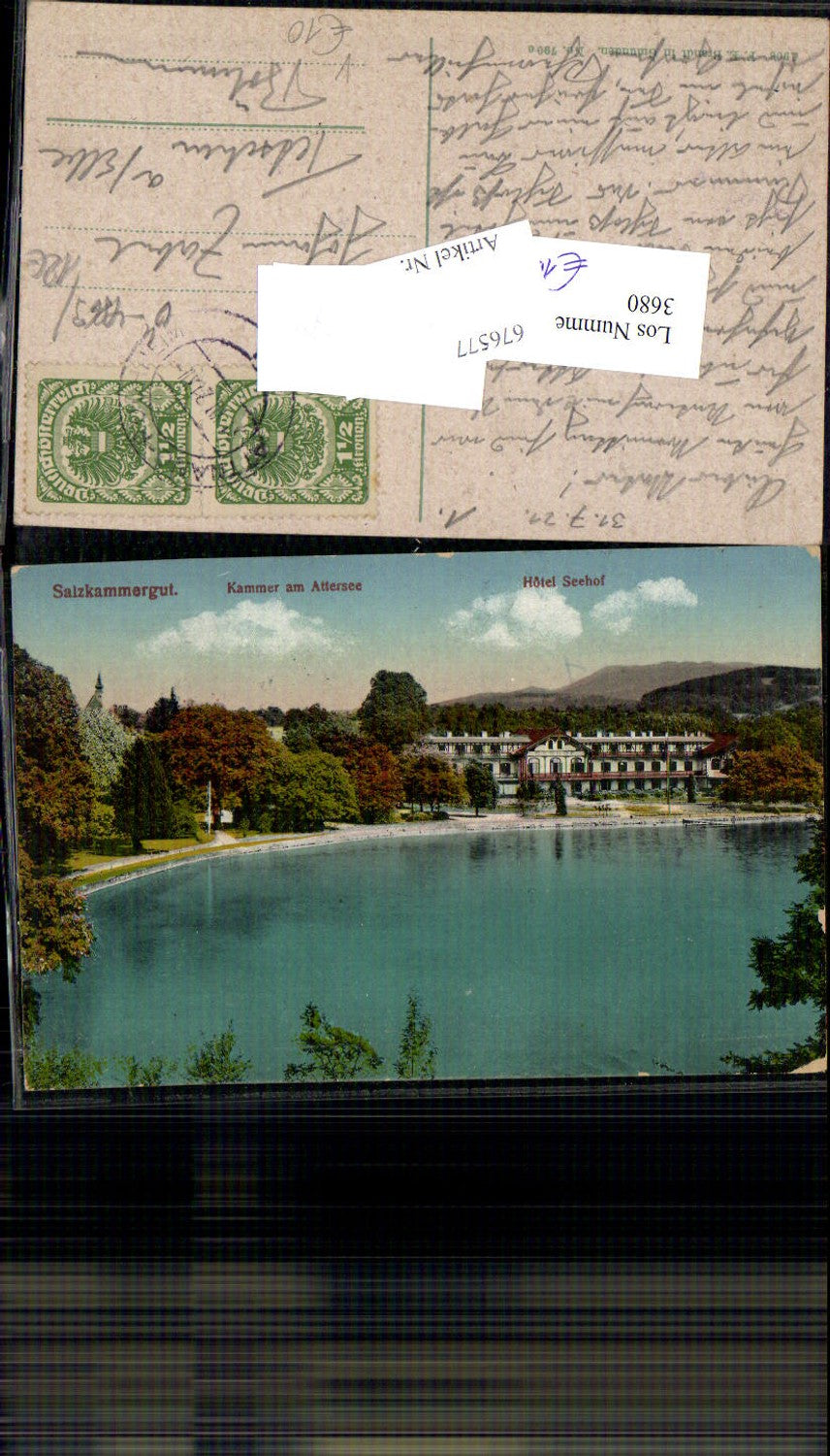 676577,Kammer am Attersee Hotel Seehof Salzkammergut pub Brandt 790 c