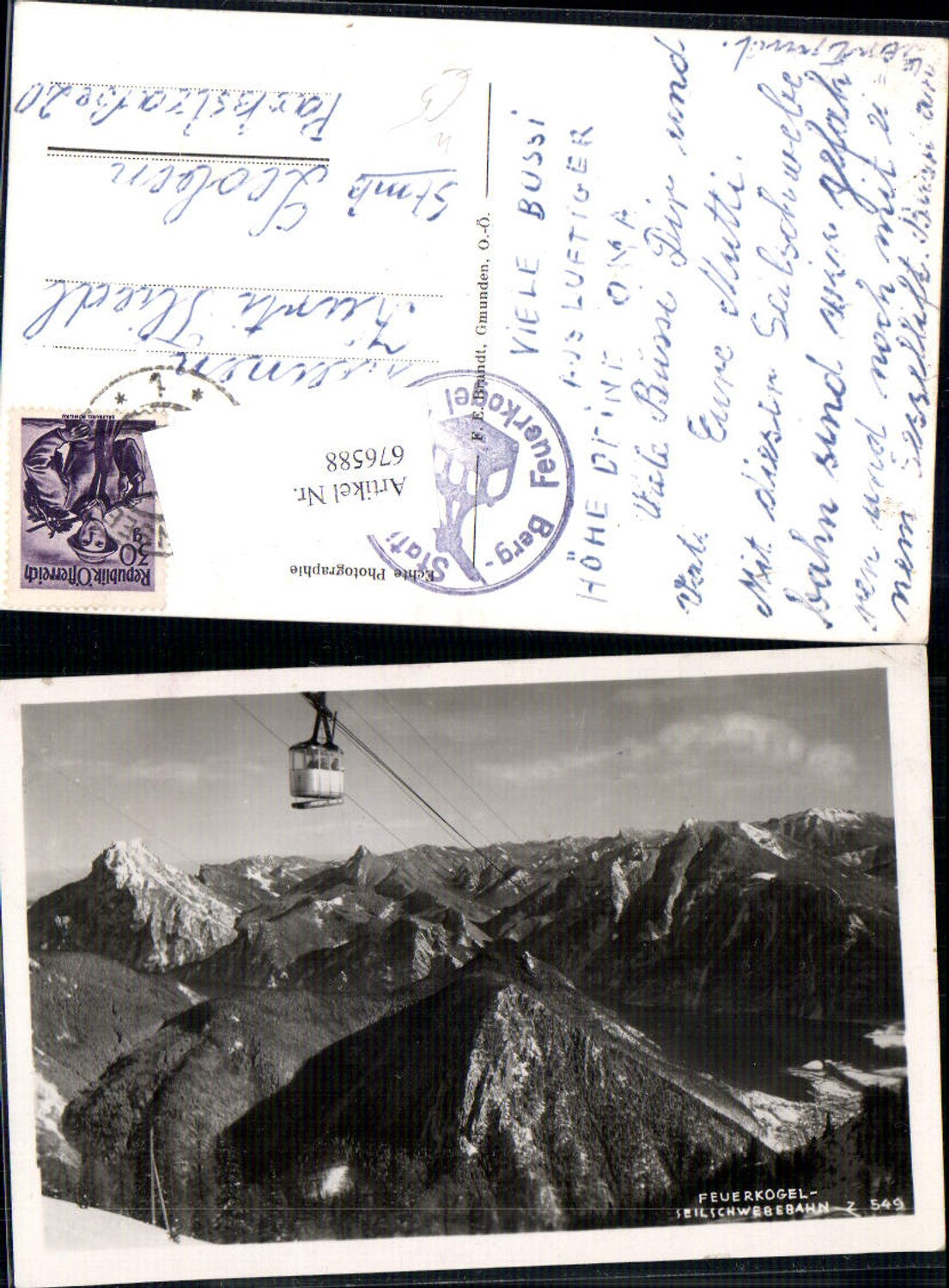 676588,Feuerkogel Ebensee Höllengebirge Gondel Seilbahn