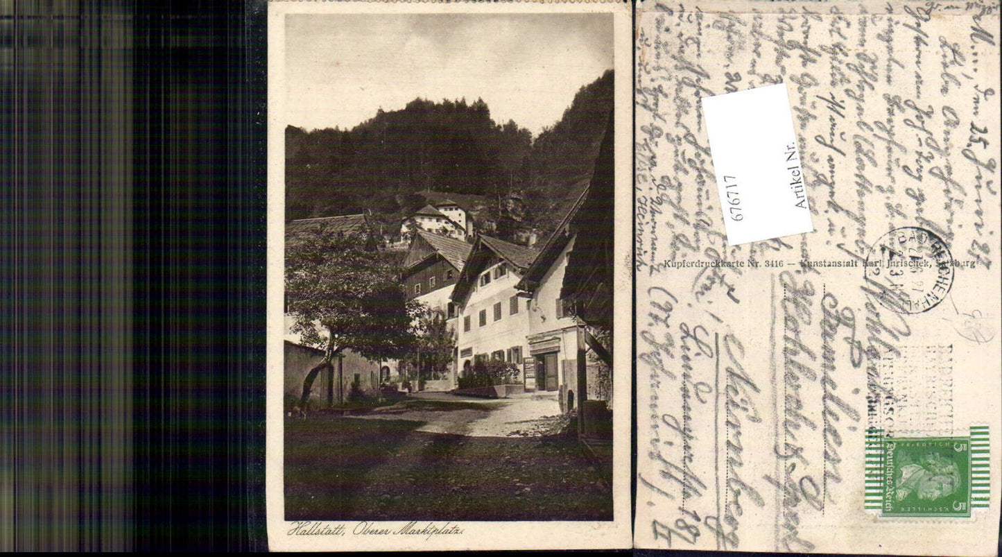 676717,Hallstatt am Hallstättersee Oberer Marktplatz