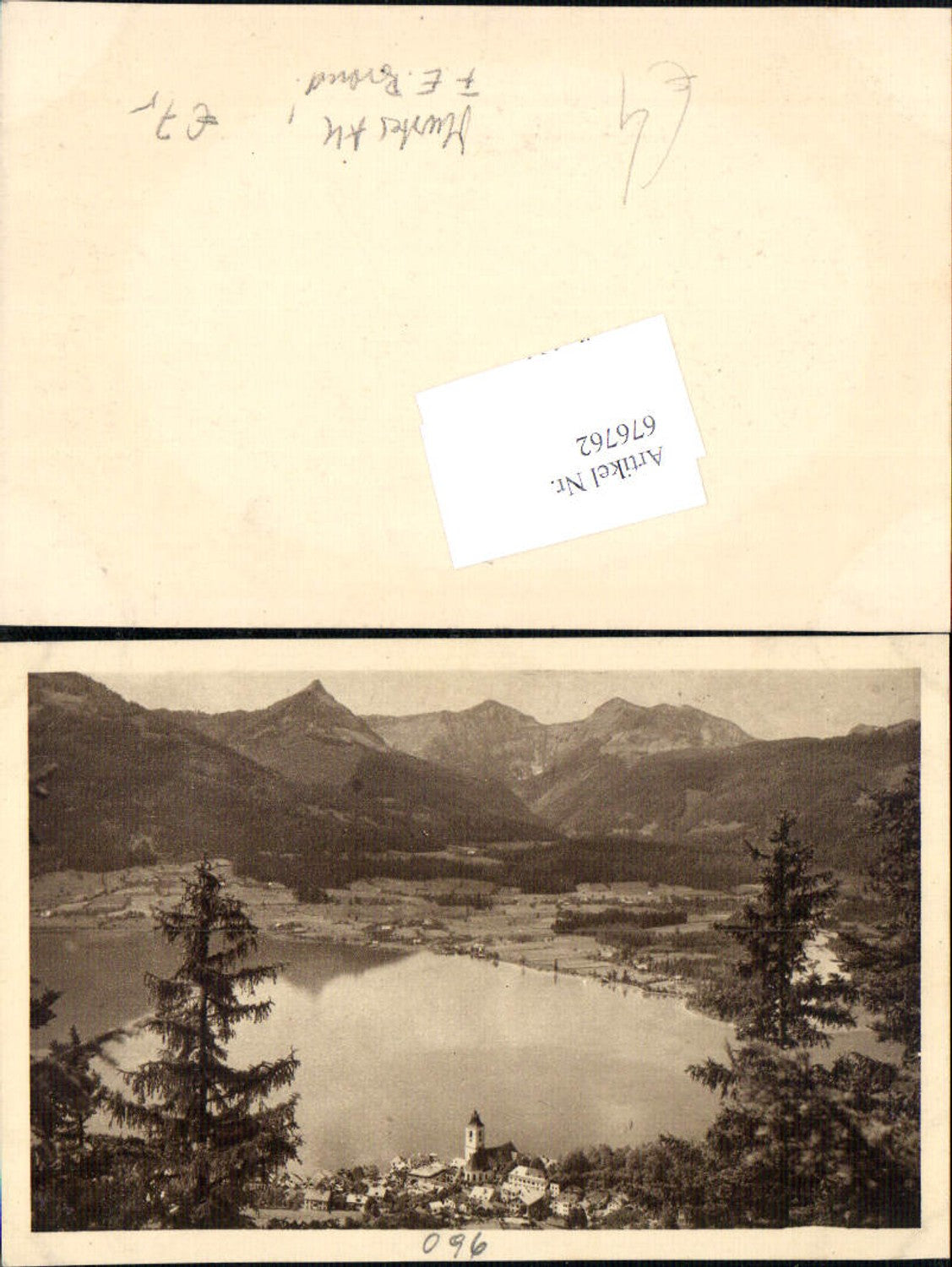 676762,Ebensee seltene Muster AK Verlag F.E. Brandt 023
