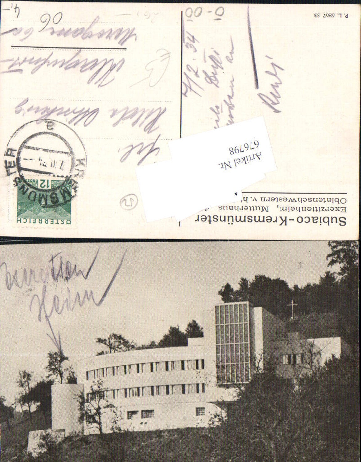 676798,Kremsmünster Subiaco Mutterhaus