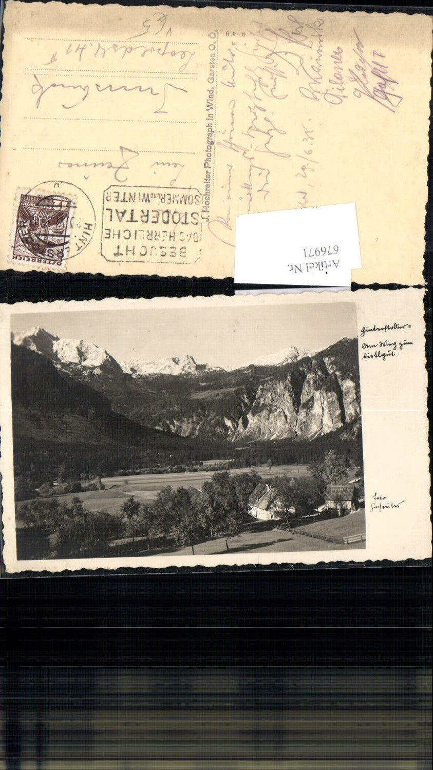676971,Hinterstoder Dietlgut Weg pub Hochreiter