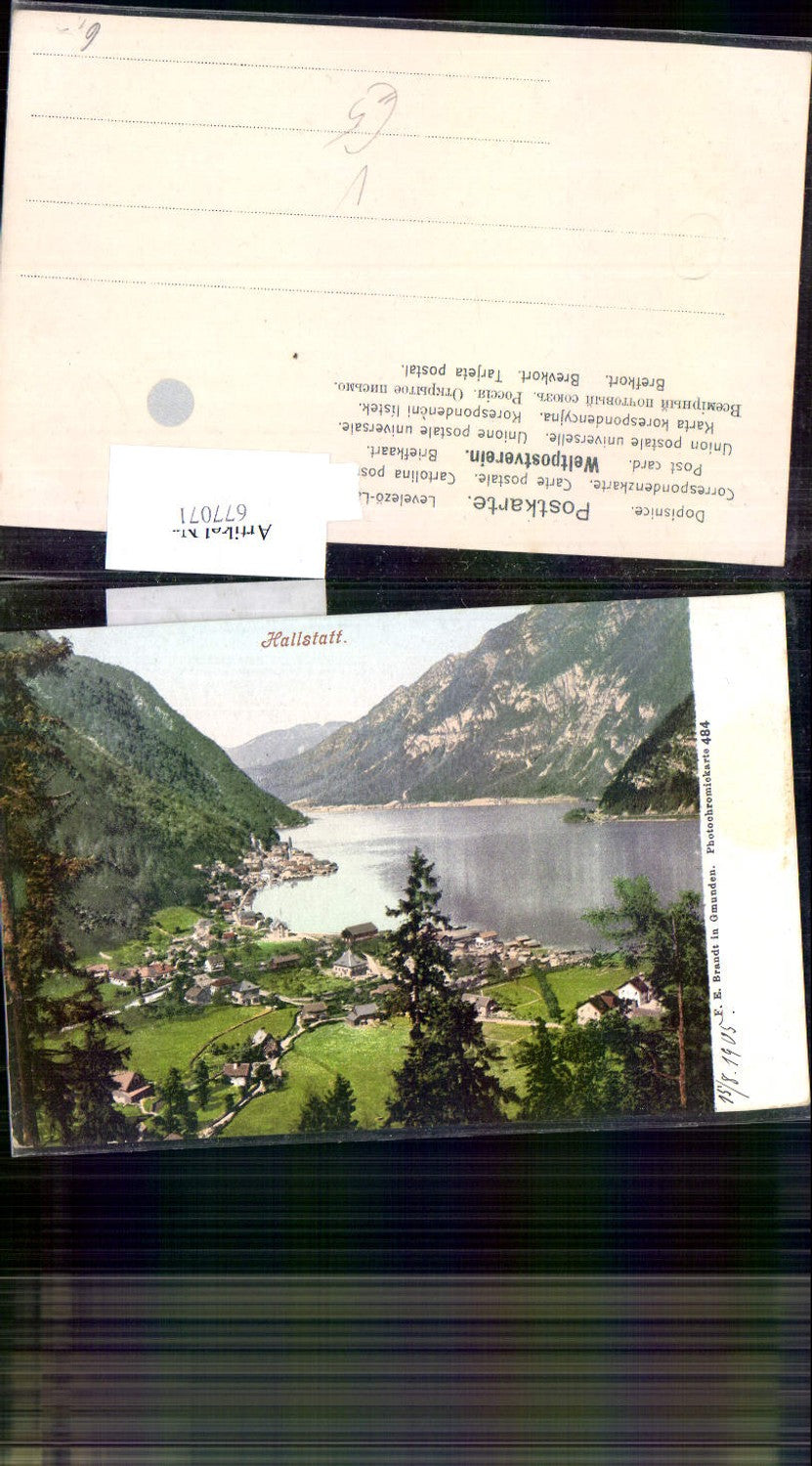 677071,Hallstatt am Hallstättersee