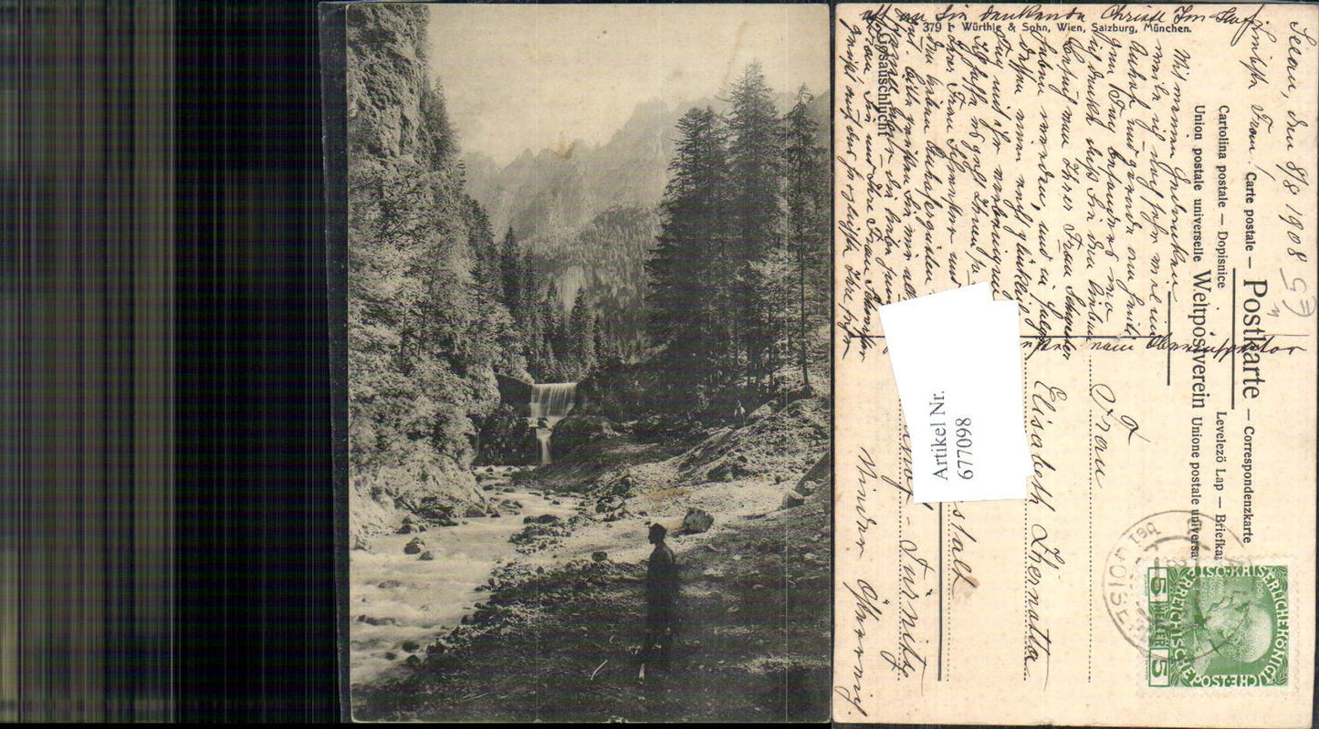 677098,Seeau bei Goisern um 1908