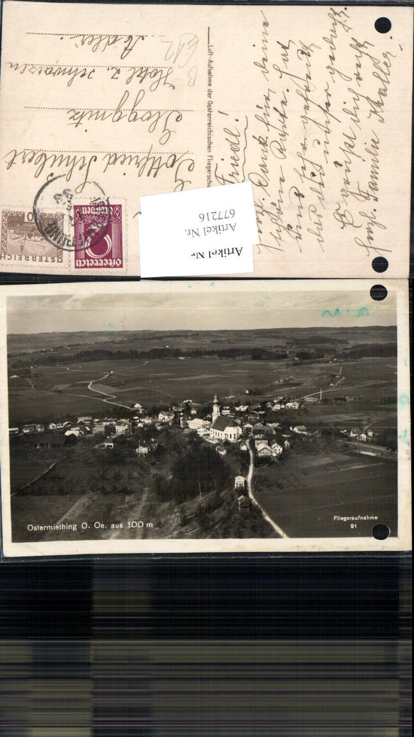 677216,Aerial photograph Ostermiething Aerial photo 91