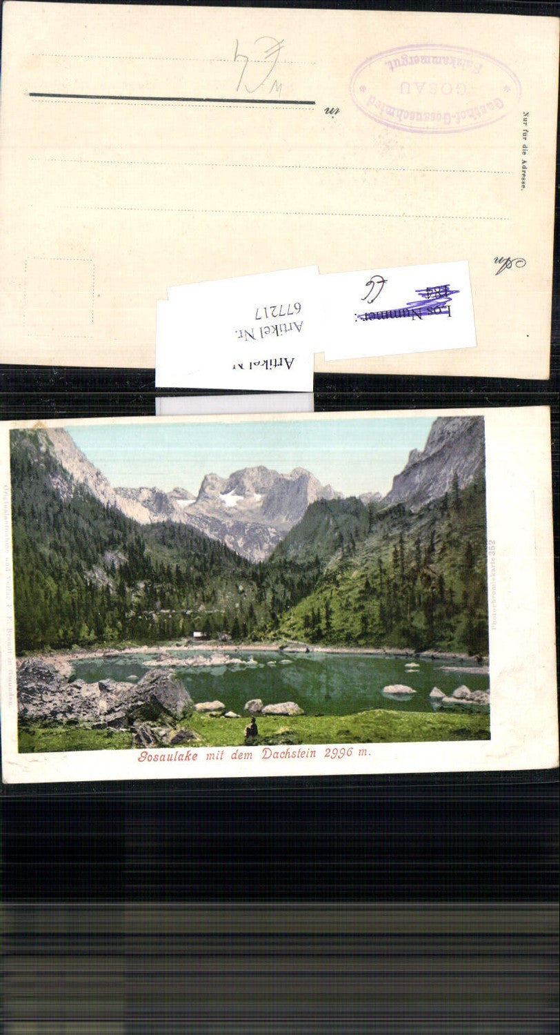 677217,Gosaulacke bei Gosau m. Dachstein pub Brandt 352