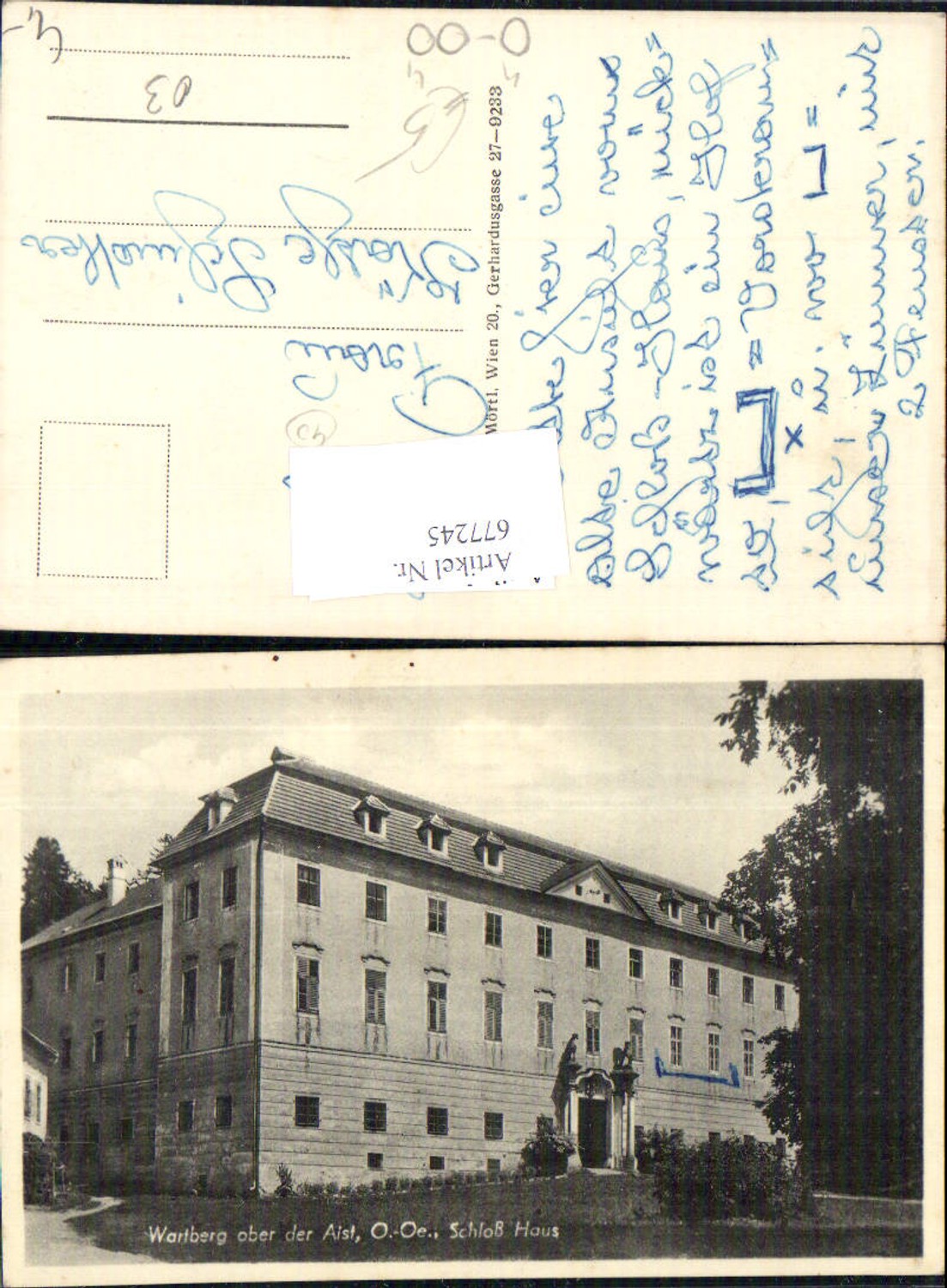 677245, Wartberg ob der Aist, Schloss Haus