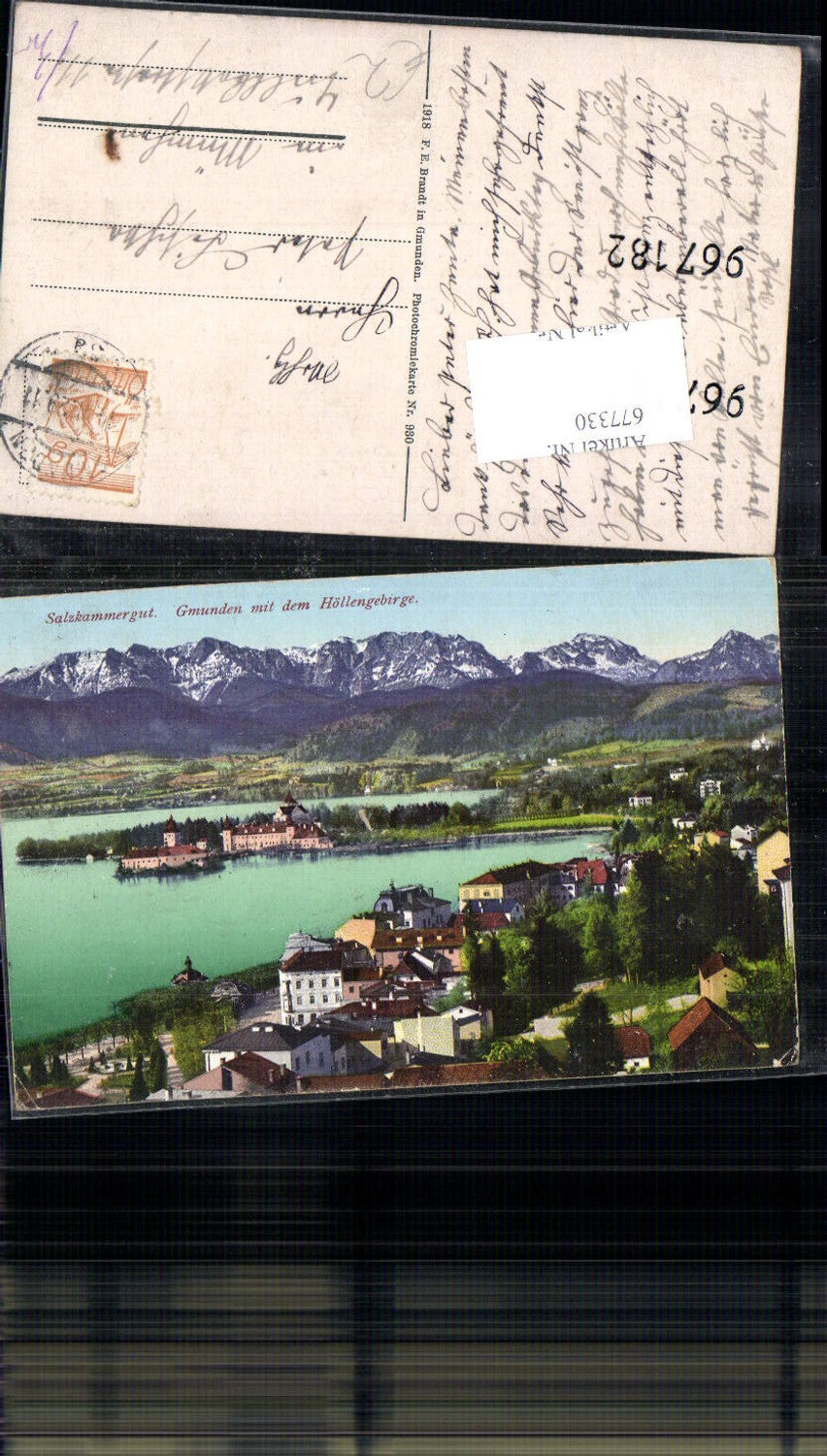 677330 Gmunden am Traunsee Höllengebirge pub Brandt 930