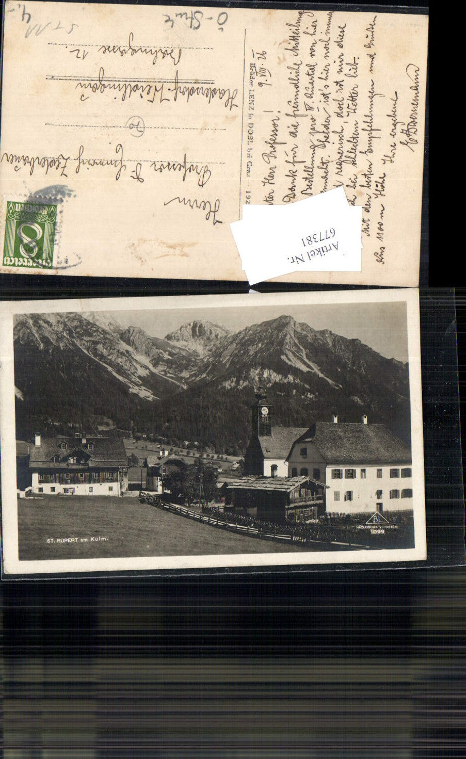 Alte Ansichtskarte – Old Postcard
