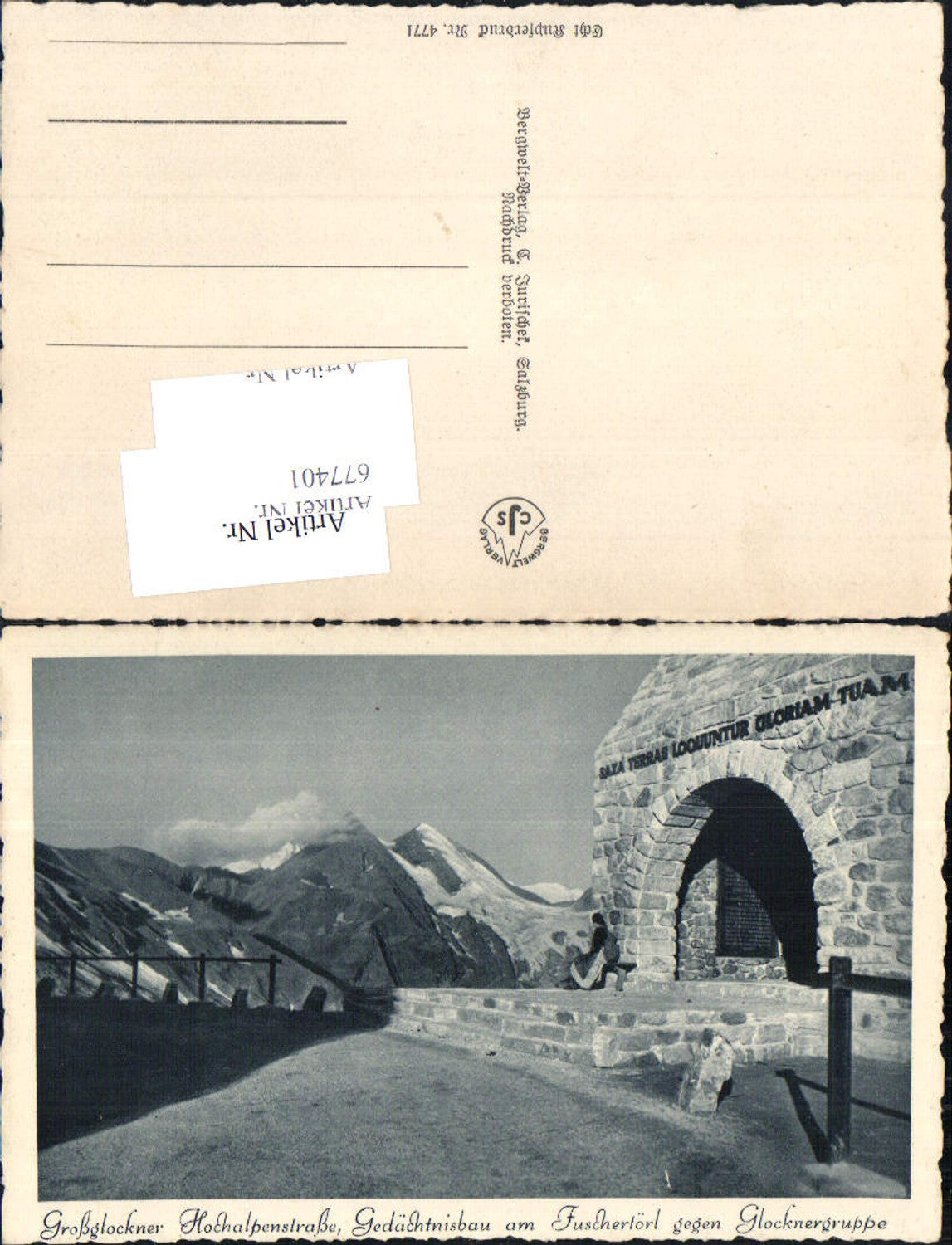 677401 Grossglockner Hochalpenstrasse Fuschertörl