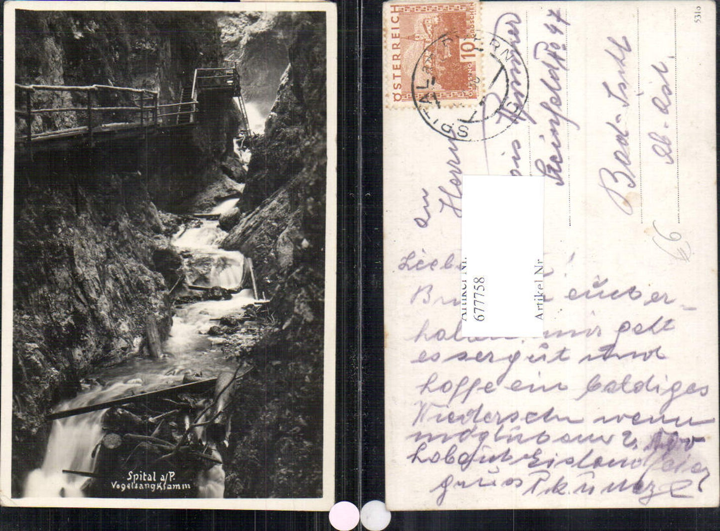 677758 Spital am Pyhrn Vogelsangklamm