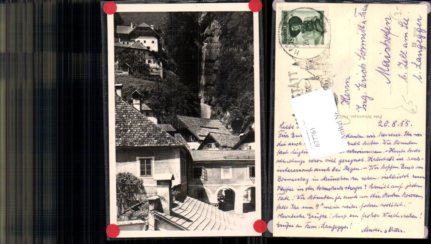 677761 Foto-AK Hallstatt am Hallstättersee