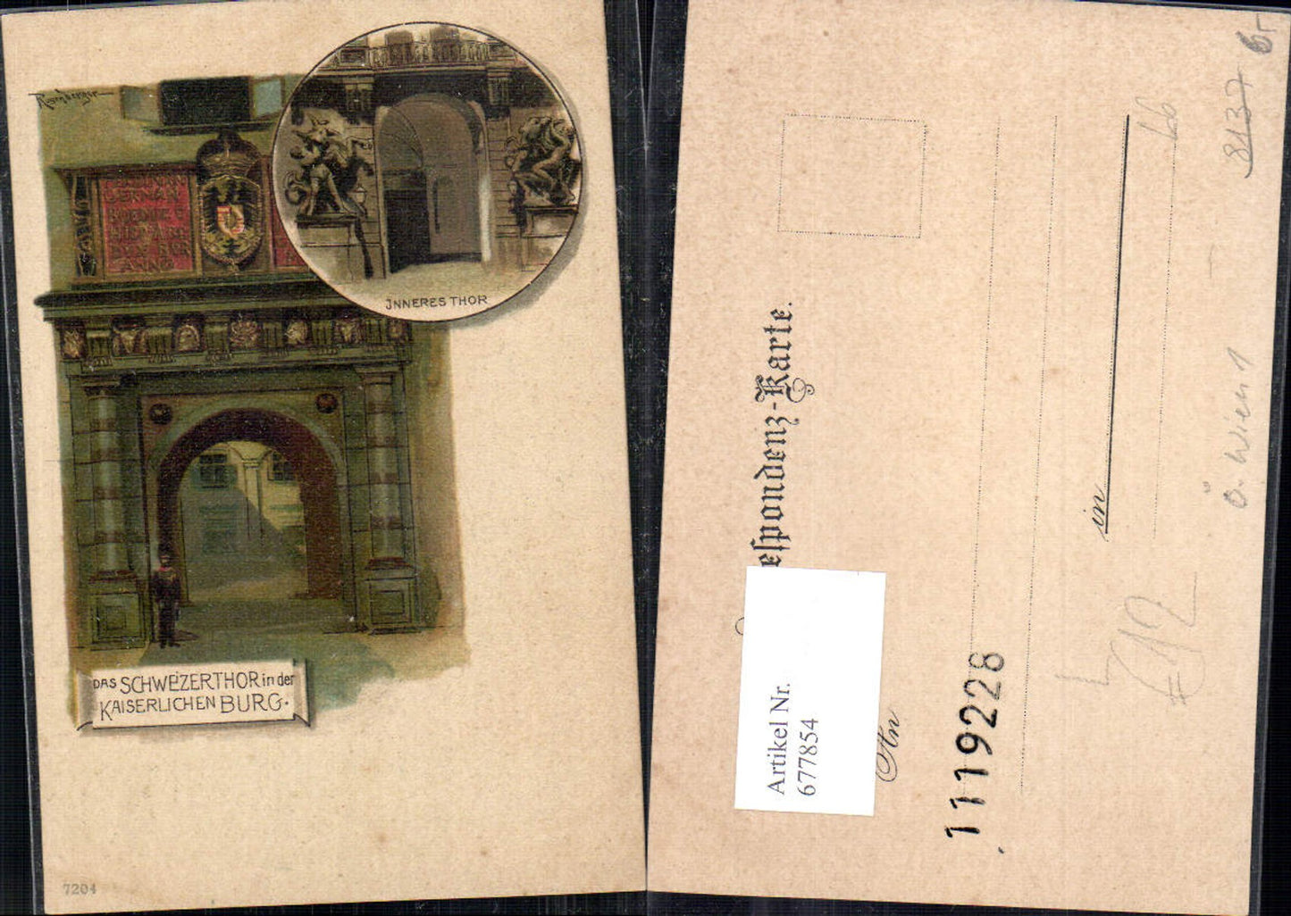 Alte Ansichtskarte – Old Postcard