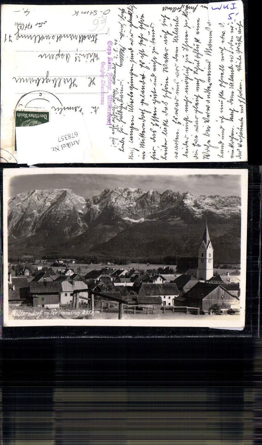 Alte Ansichtskarte – Old Postcard