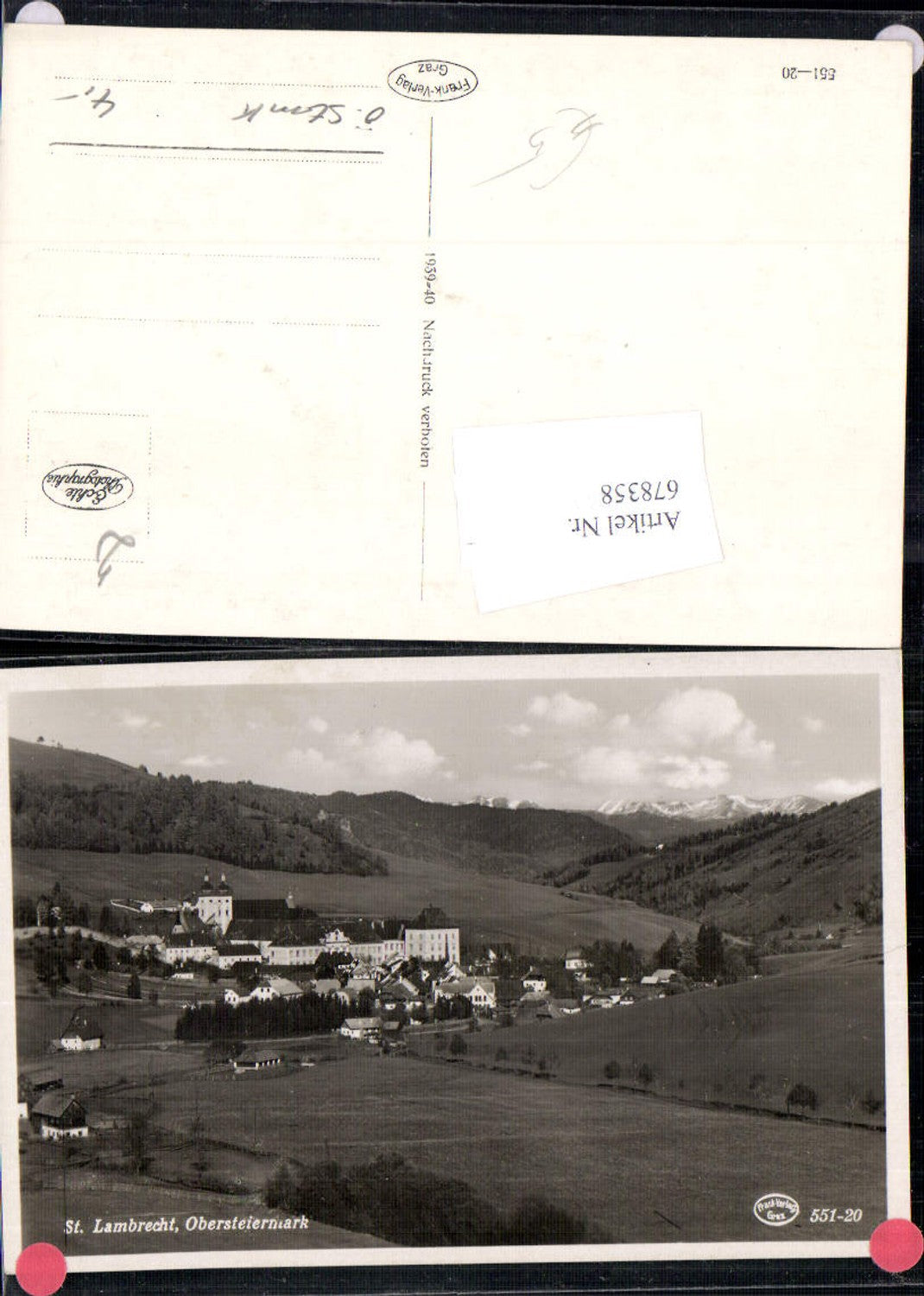 Alte Ansichtskarte – Old Postcard