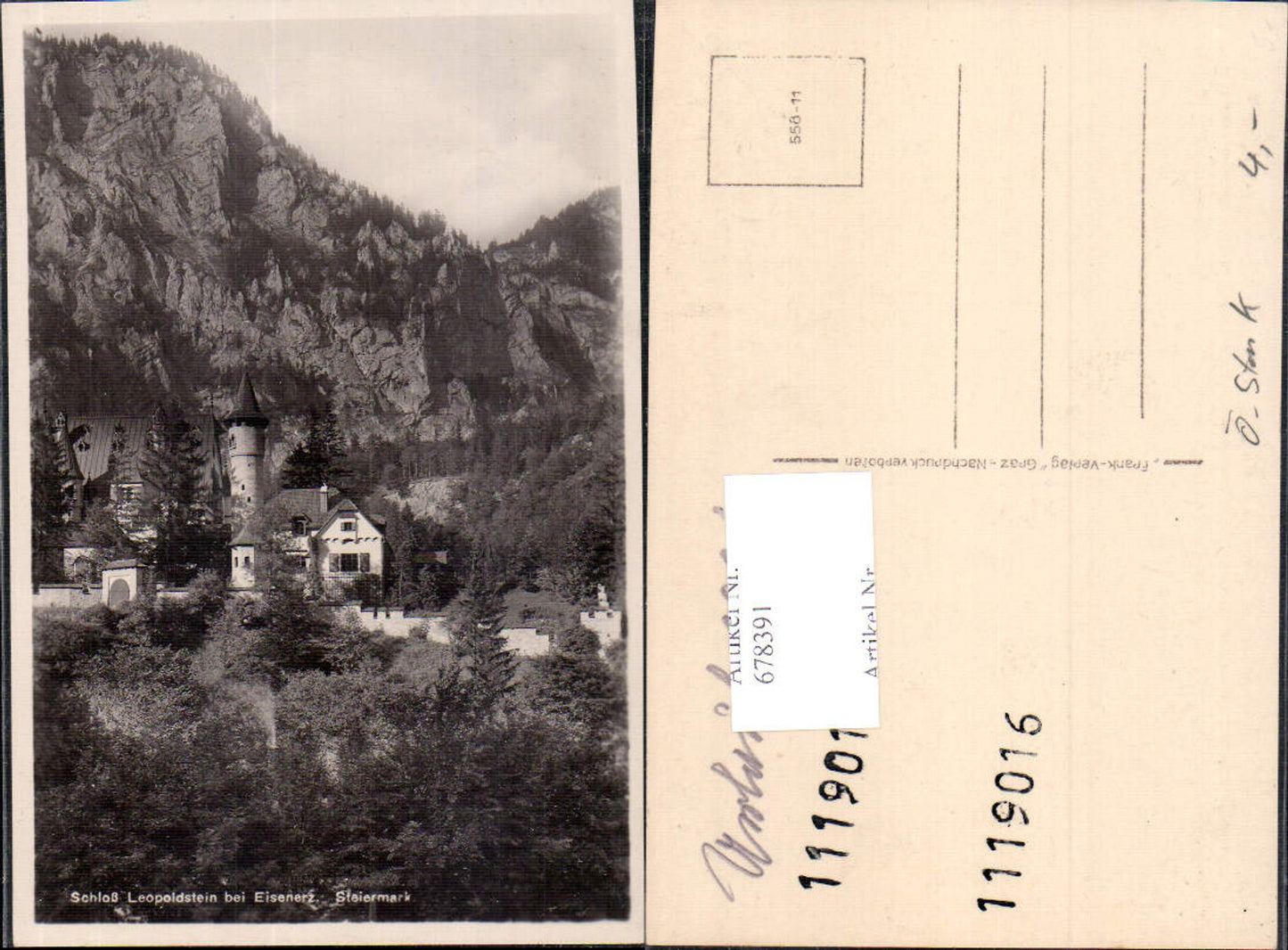 Alte Ansichtskarte – Old Postcard