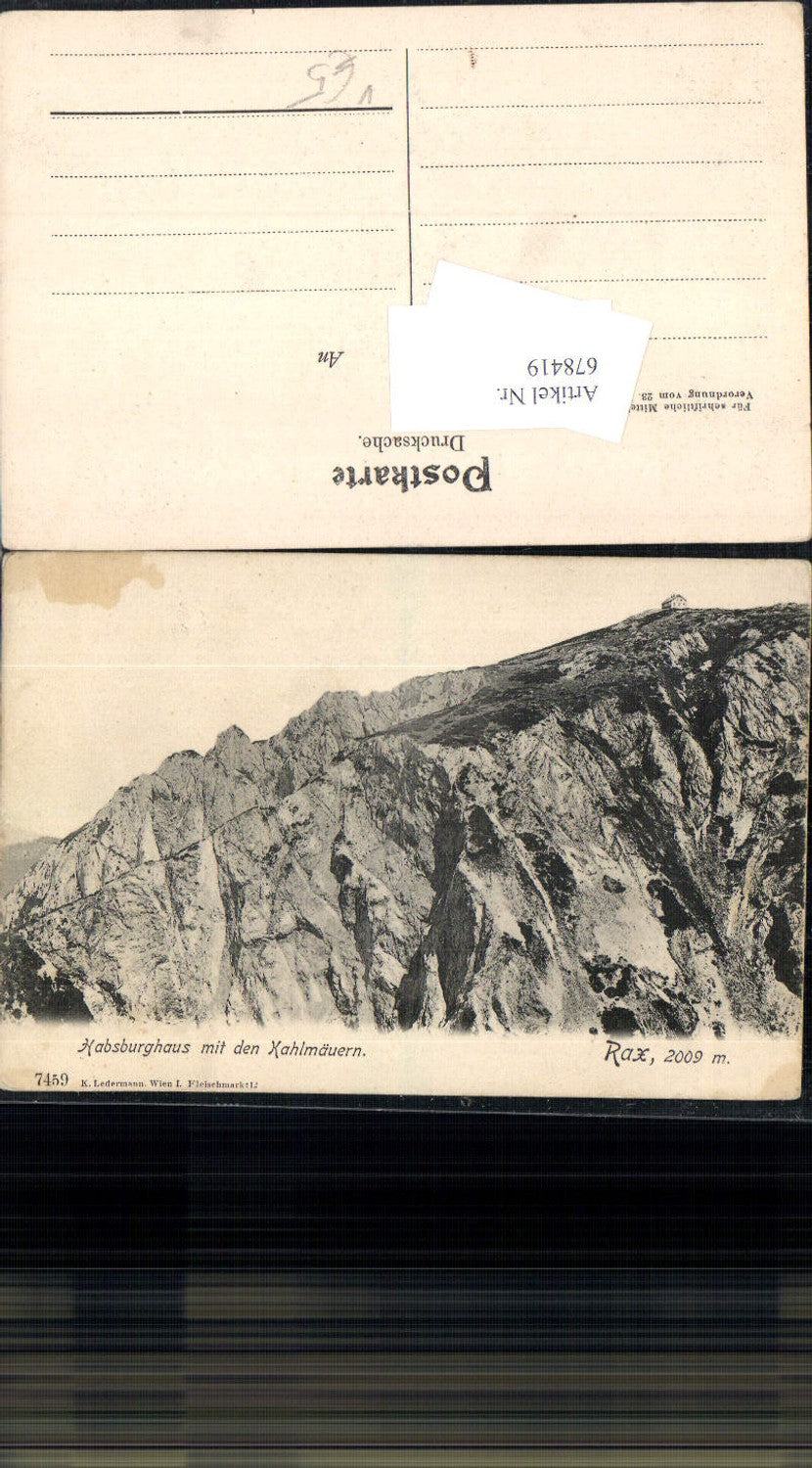 678419 Habsburghaus Kahlmäuern Reichenau Rax pub Ledermann 7459