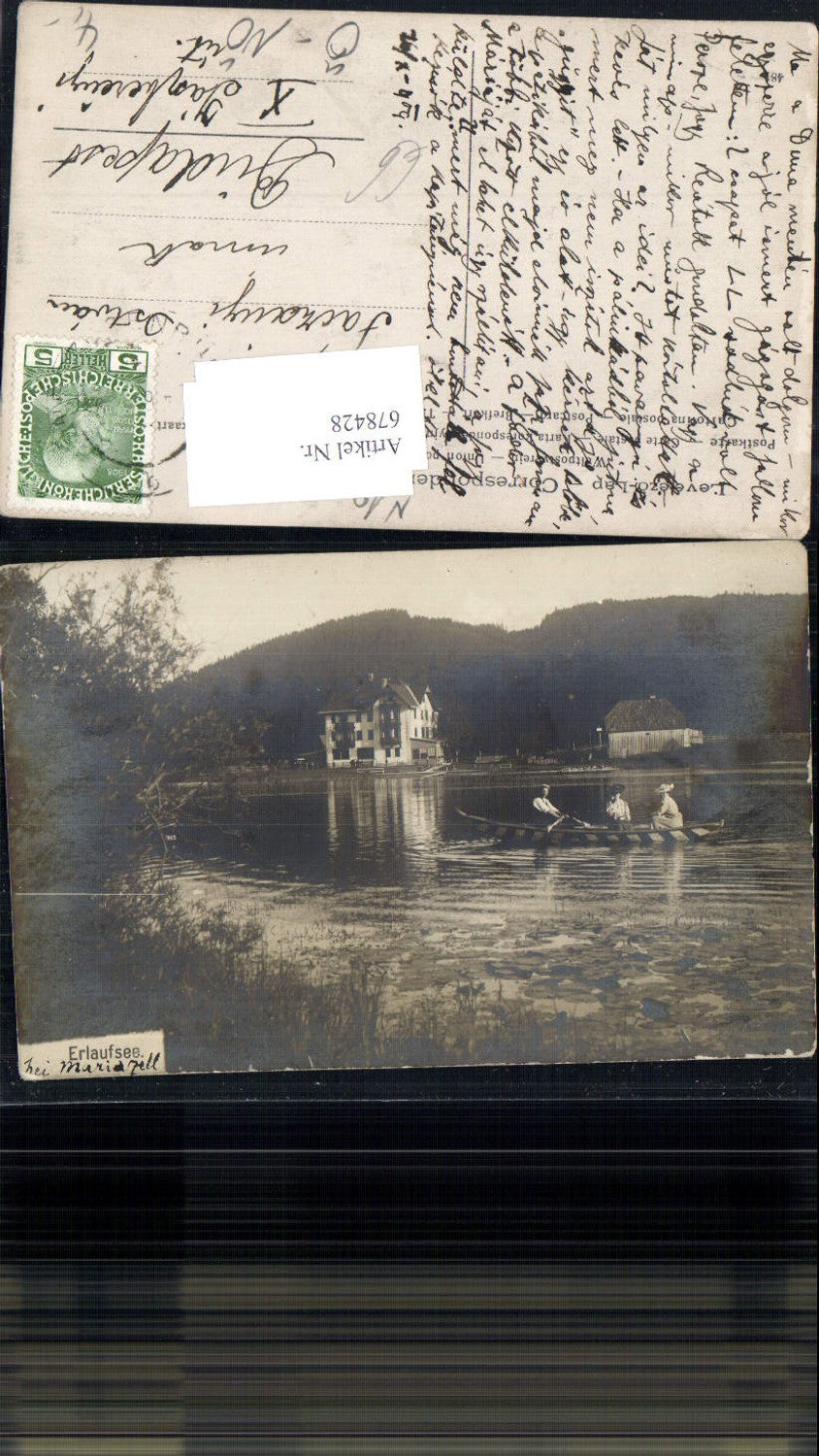 678428 Foto-AK Erlaufsee b. Mariazell Maria Zell Mitterbach Haus Villa