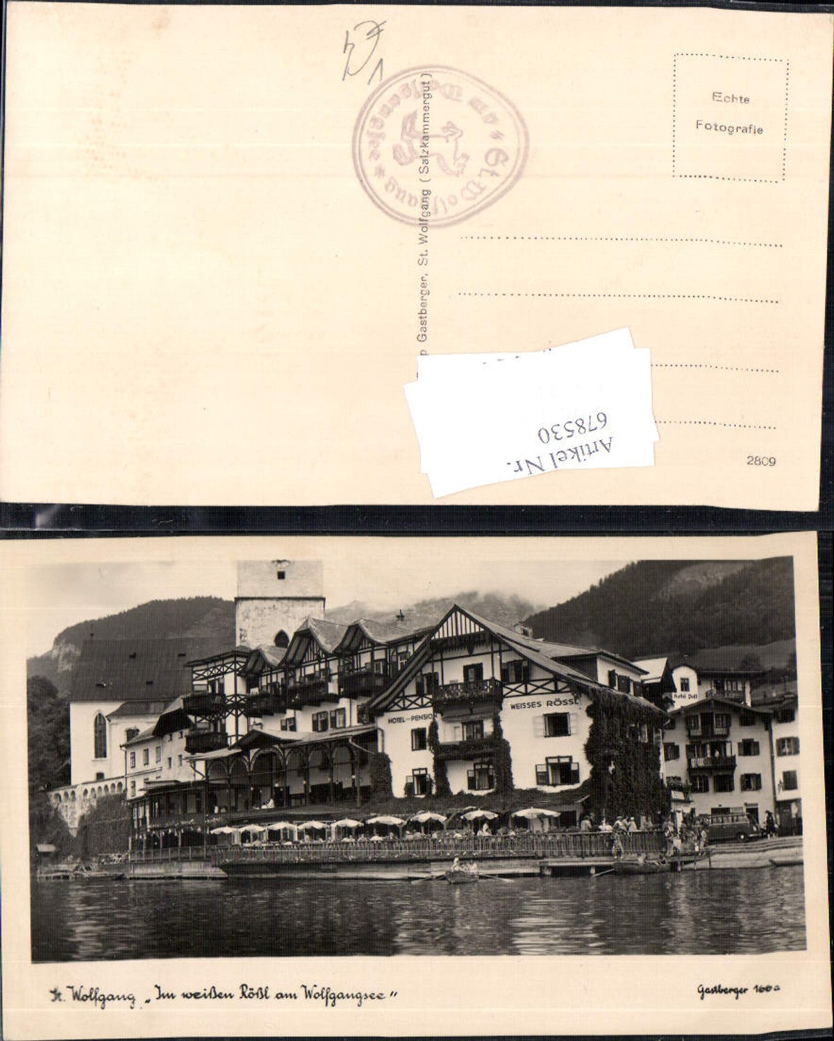 678530 St. Wolfgang am Wolfgangsee Weisses Rössl pub Foto Gastberger 166a