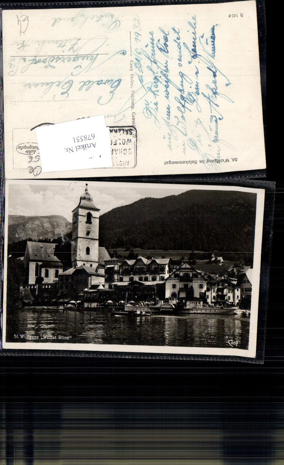 678551 St. Wolfgang am Wolfgangsee Weisses Rössl Dampfer Kaiser Franz Josef