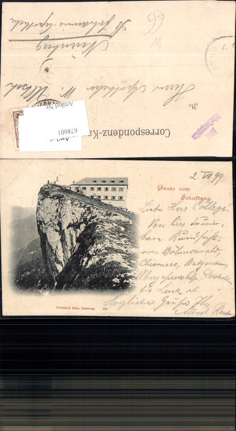 678601 Schafberg b. St. Wolfgang am Wolfgangsee 1899 Hotel