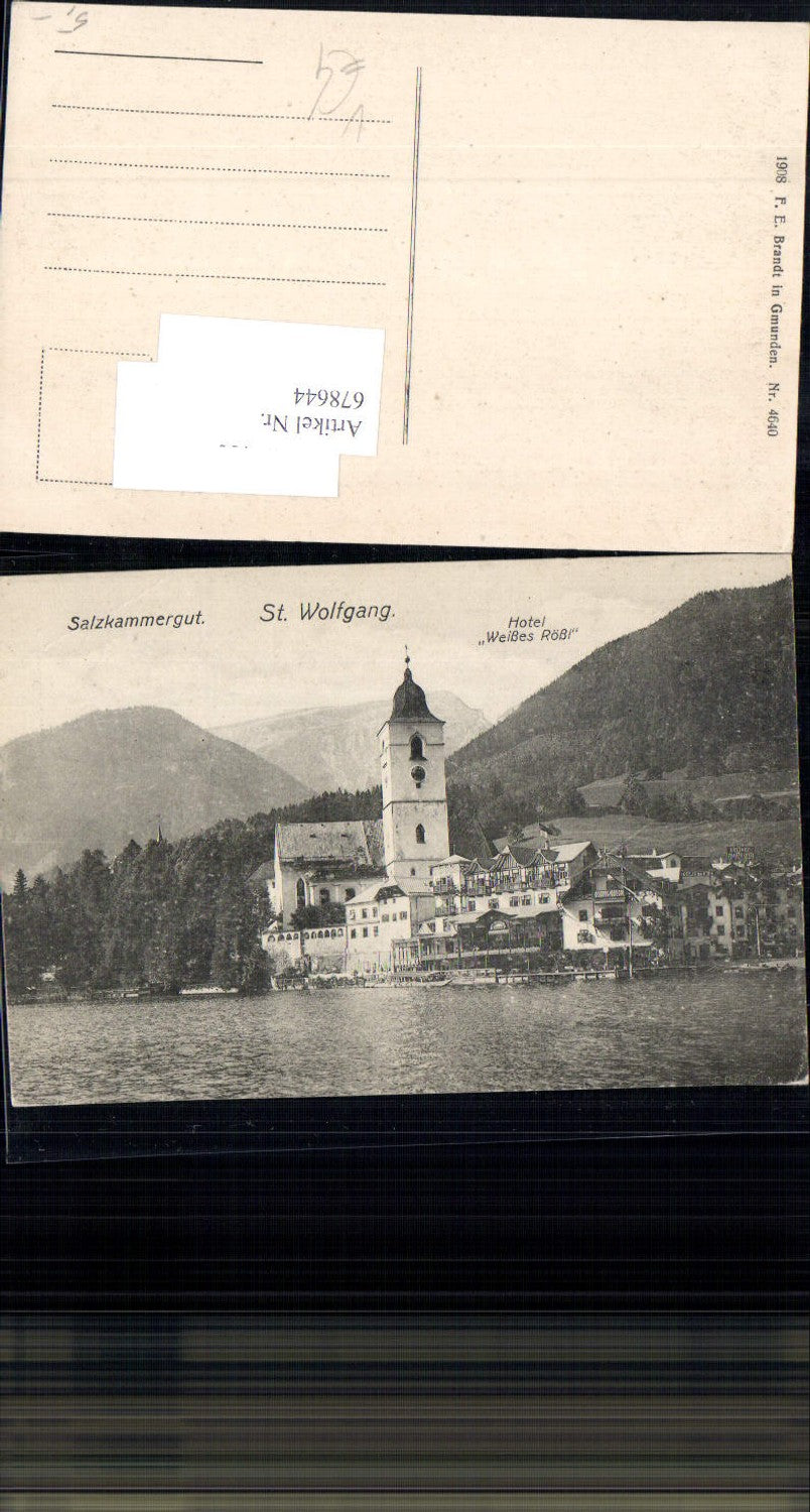 678644 St. Wolfgang am Wolfgangsee Hotel Weisses Rössl
