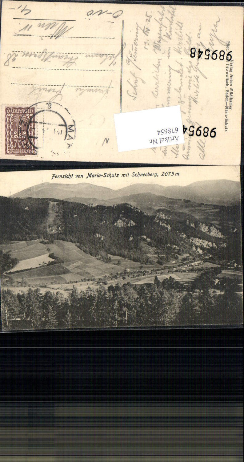 678654 Maria Schutz am Semmering Schottwien