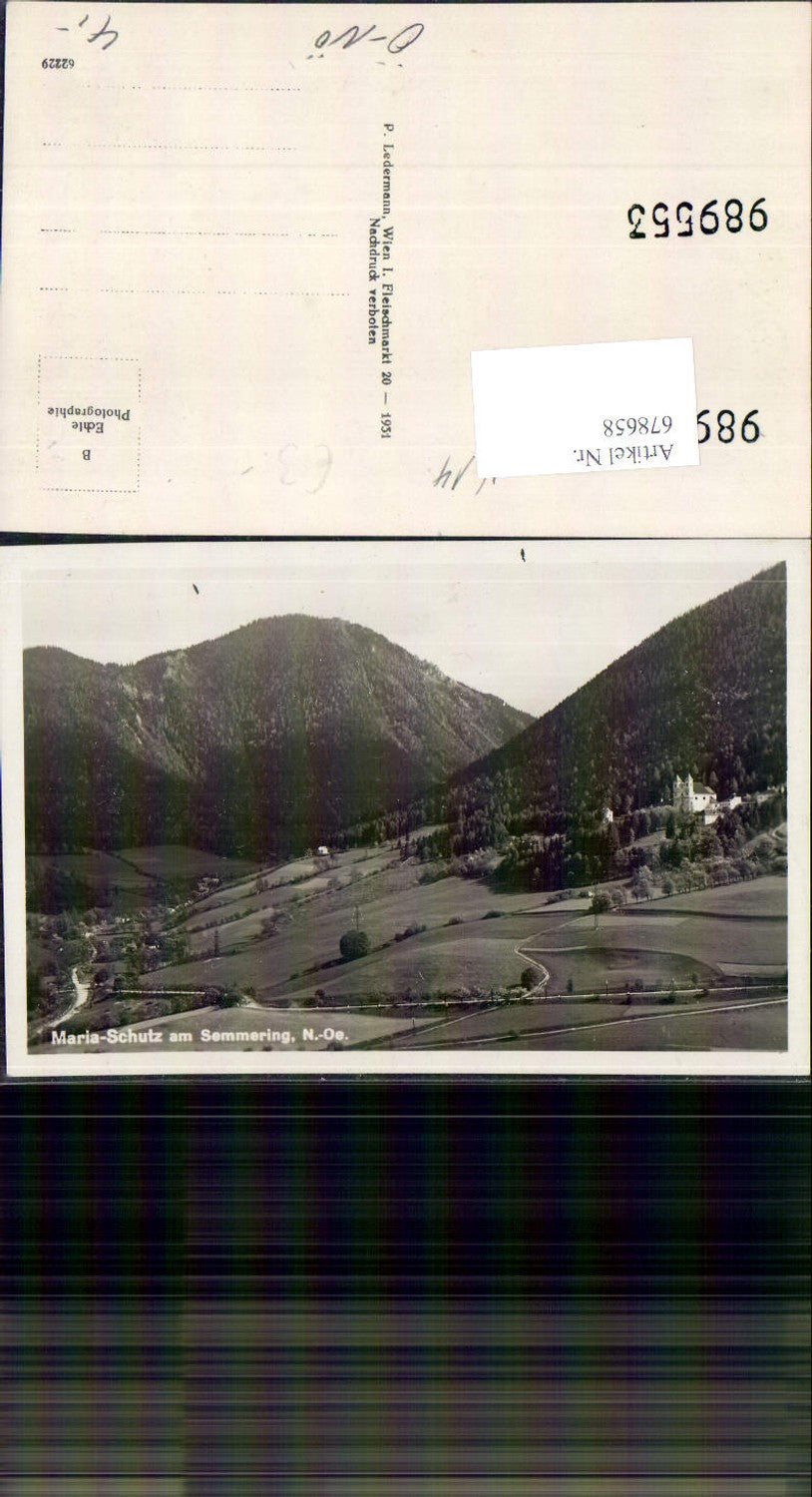 678658 Maria Schutz am Semmering Schottwien