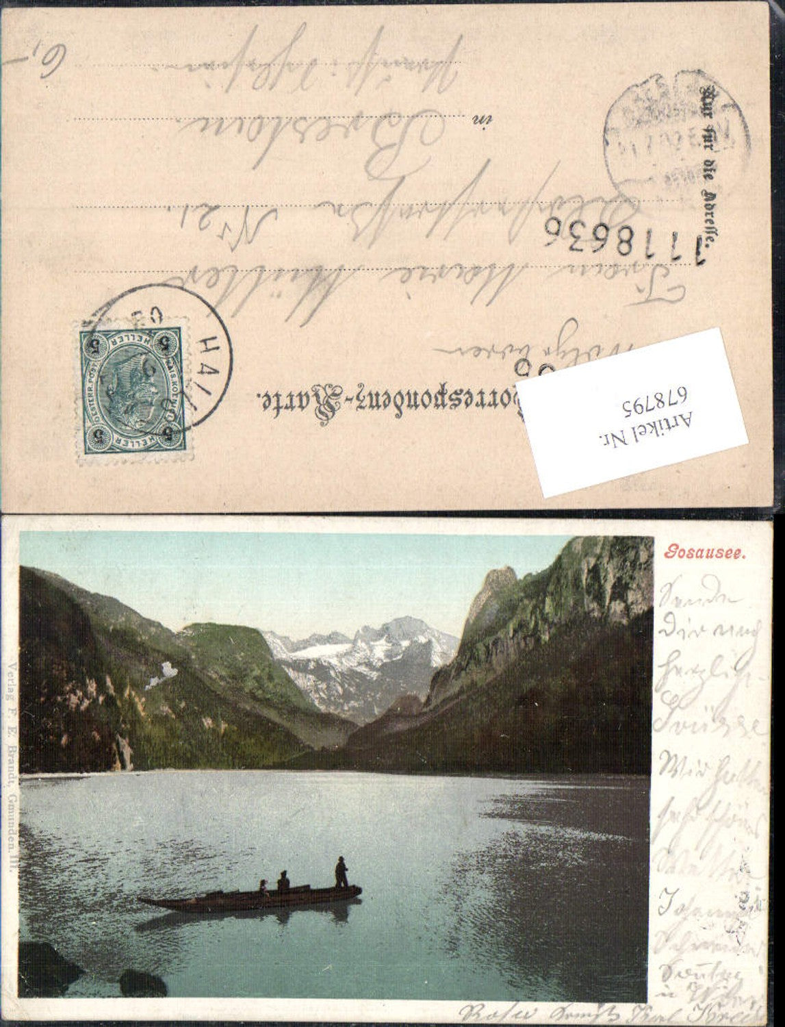 678795 Gosausee Gosau Boot pub Brandt 111