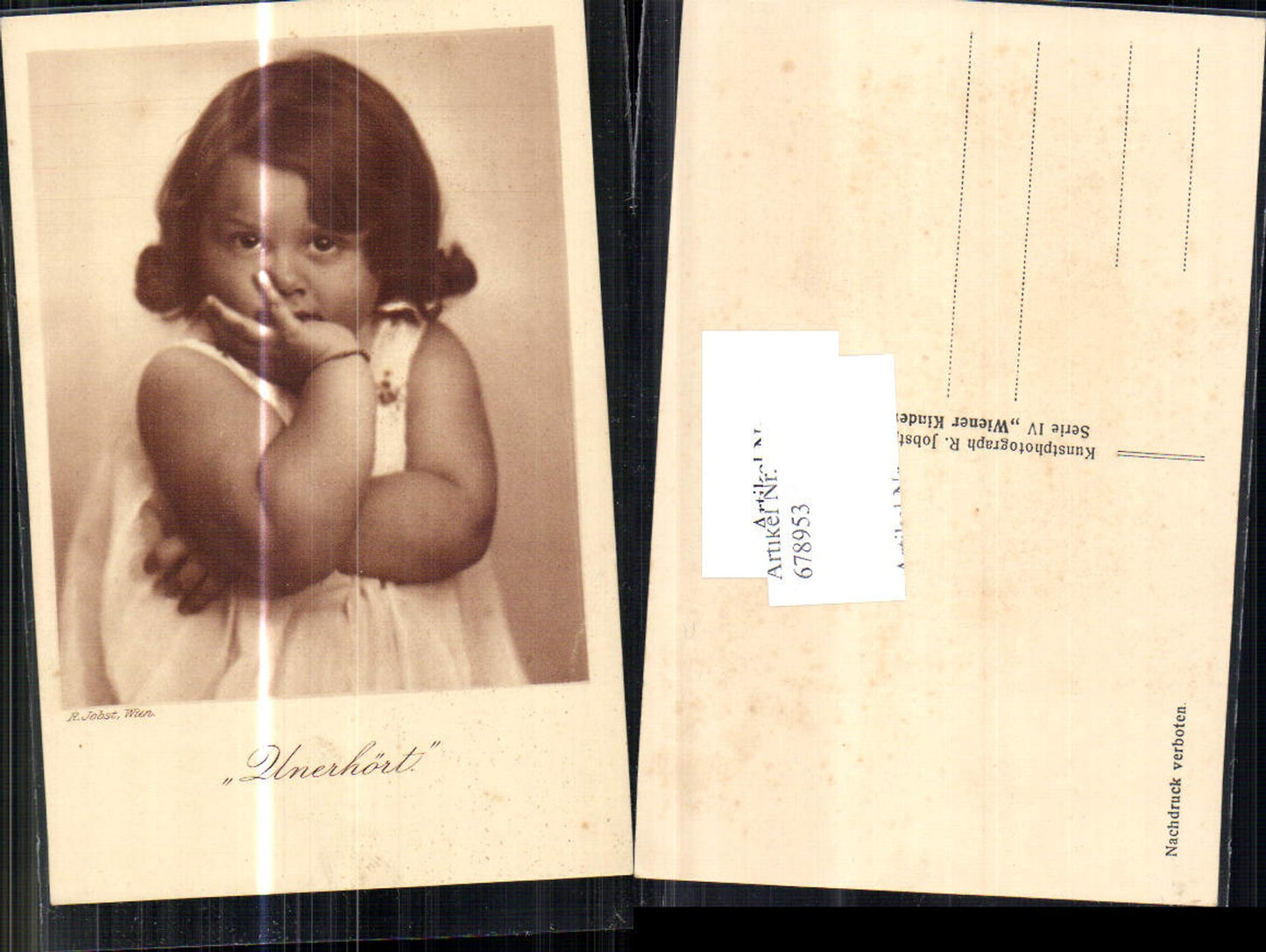 678953 R. Jobst Children Girls Outrageous