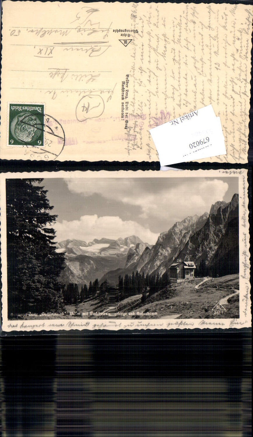679020 Gablonzerhütte bei Gosau Gosaukamm Dachstein