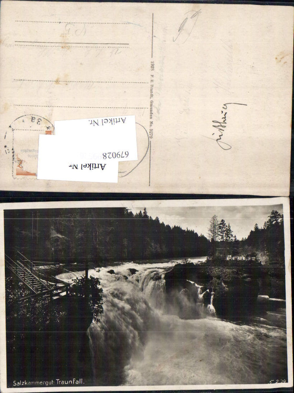 679028 Traunfall bei Roitham Gmunden