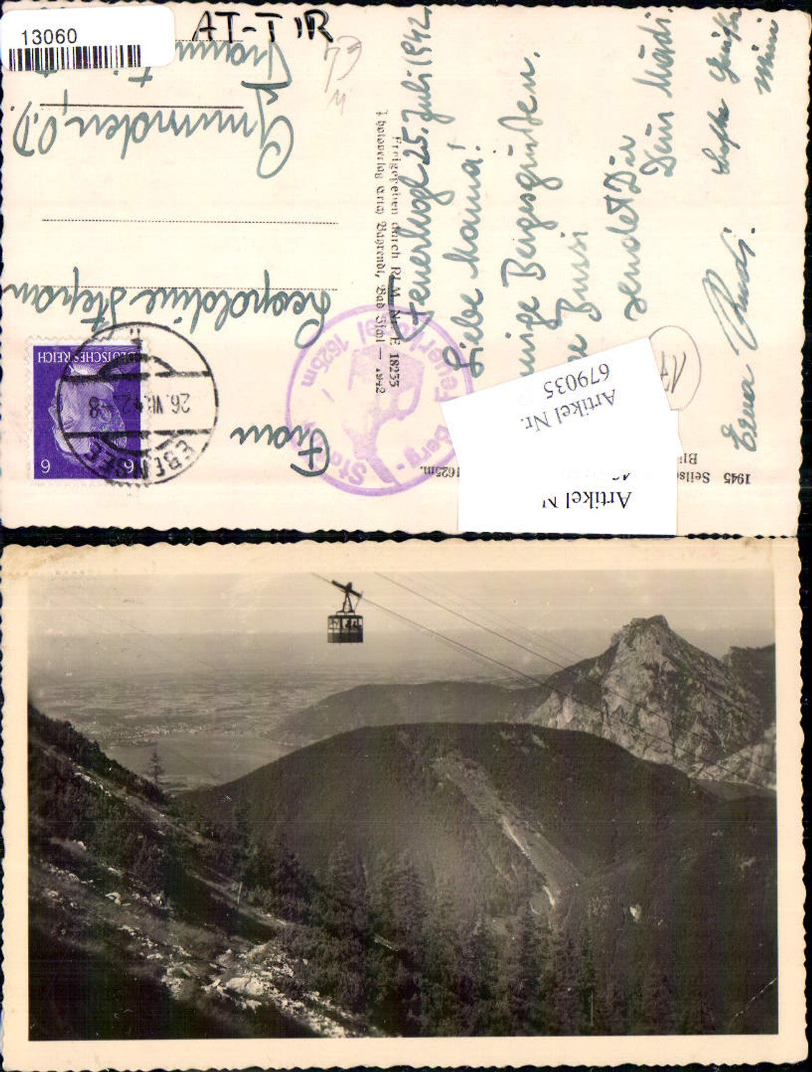 679035 Ebensee Feuerkogel Höllengebirge Seilbahn