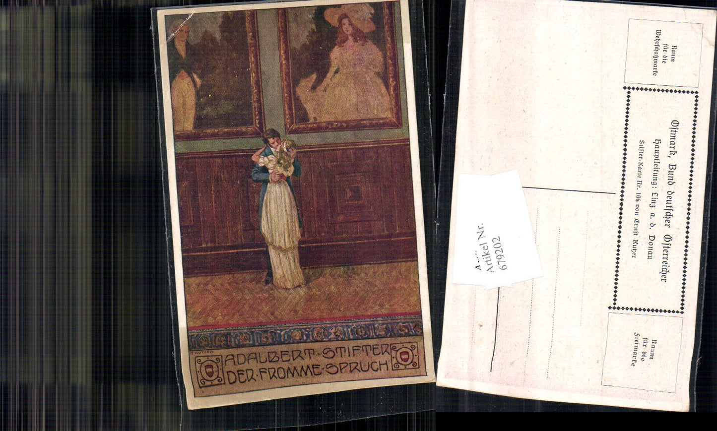 679202 Ernst Kutzer Ostmark Bund deutscher Österreicher Adalbert Stifter 106
