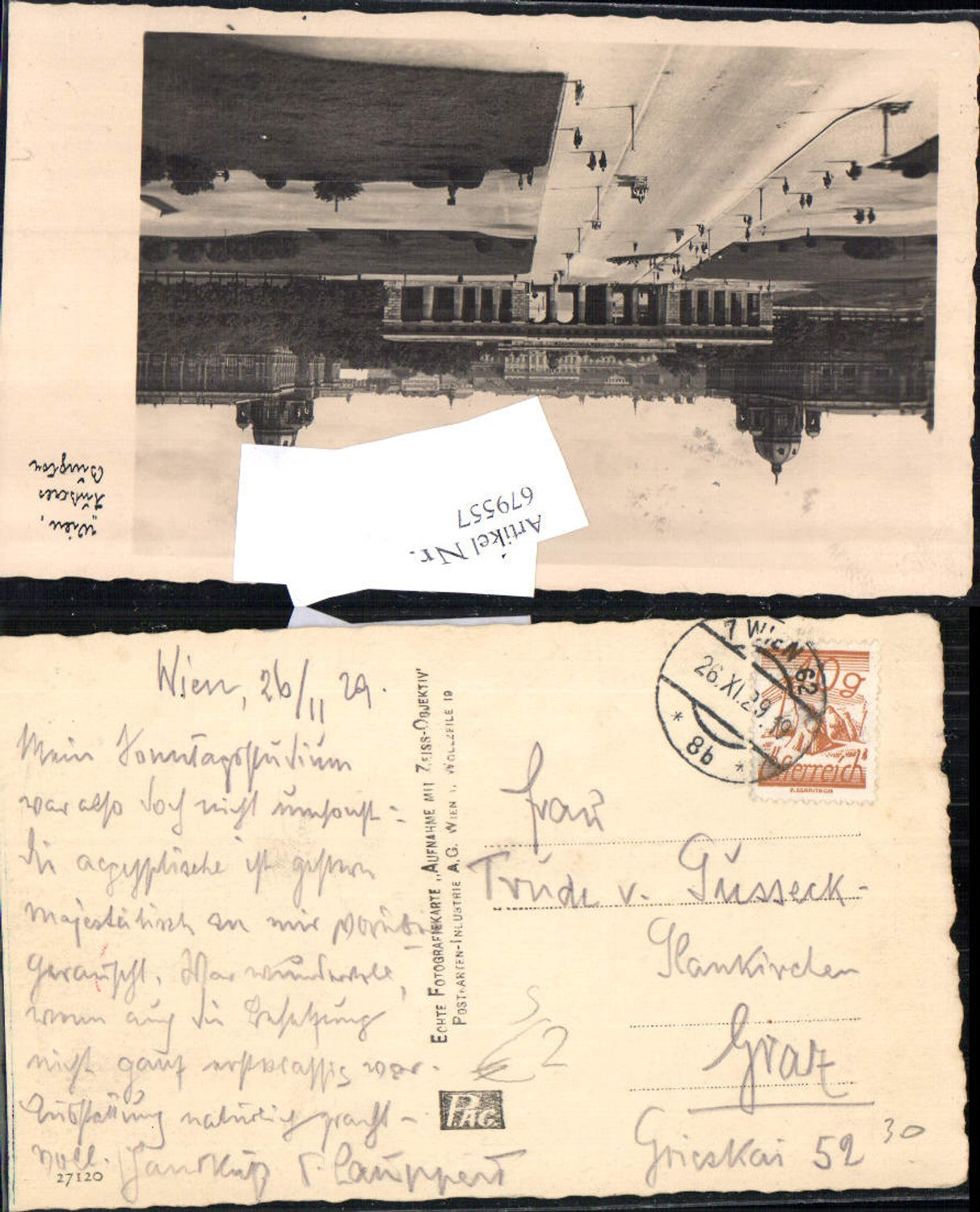 Alte Ansichtskarte – Old Postcard