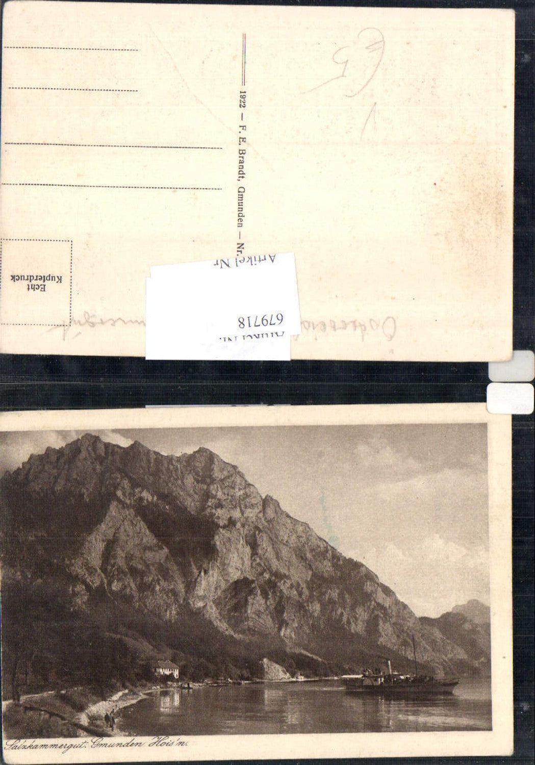 679718 Gmunden am Traunsee Dampfer Hoisn