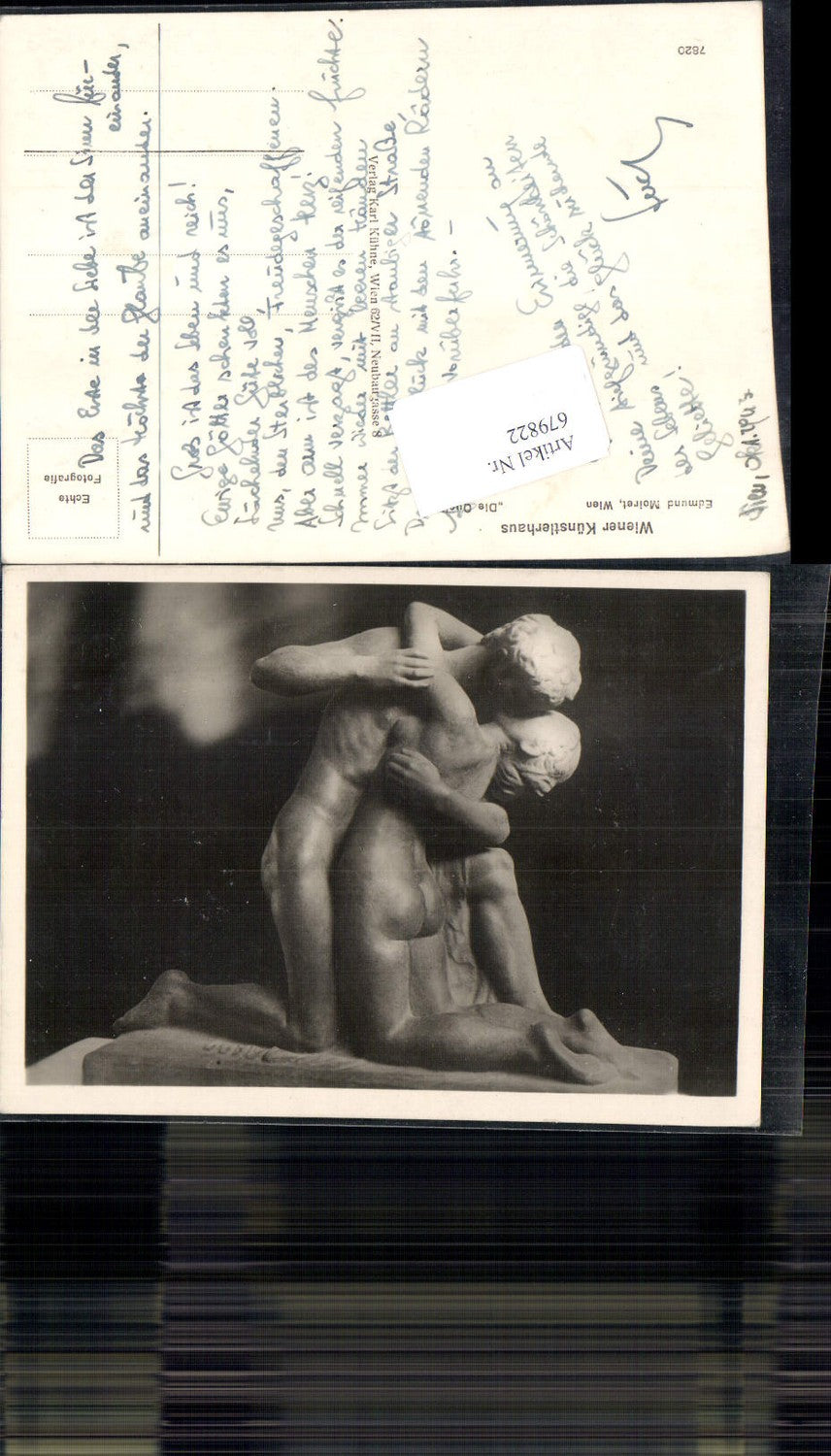679822 Künstler AK Wiener Künstlerhaus 7820 Edmund Moiret Akt