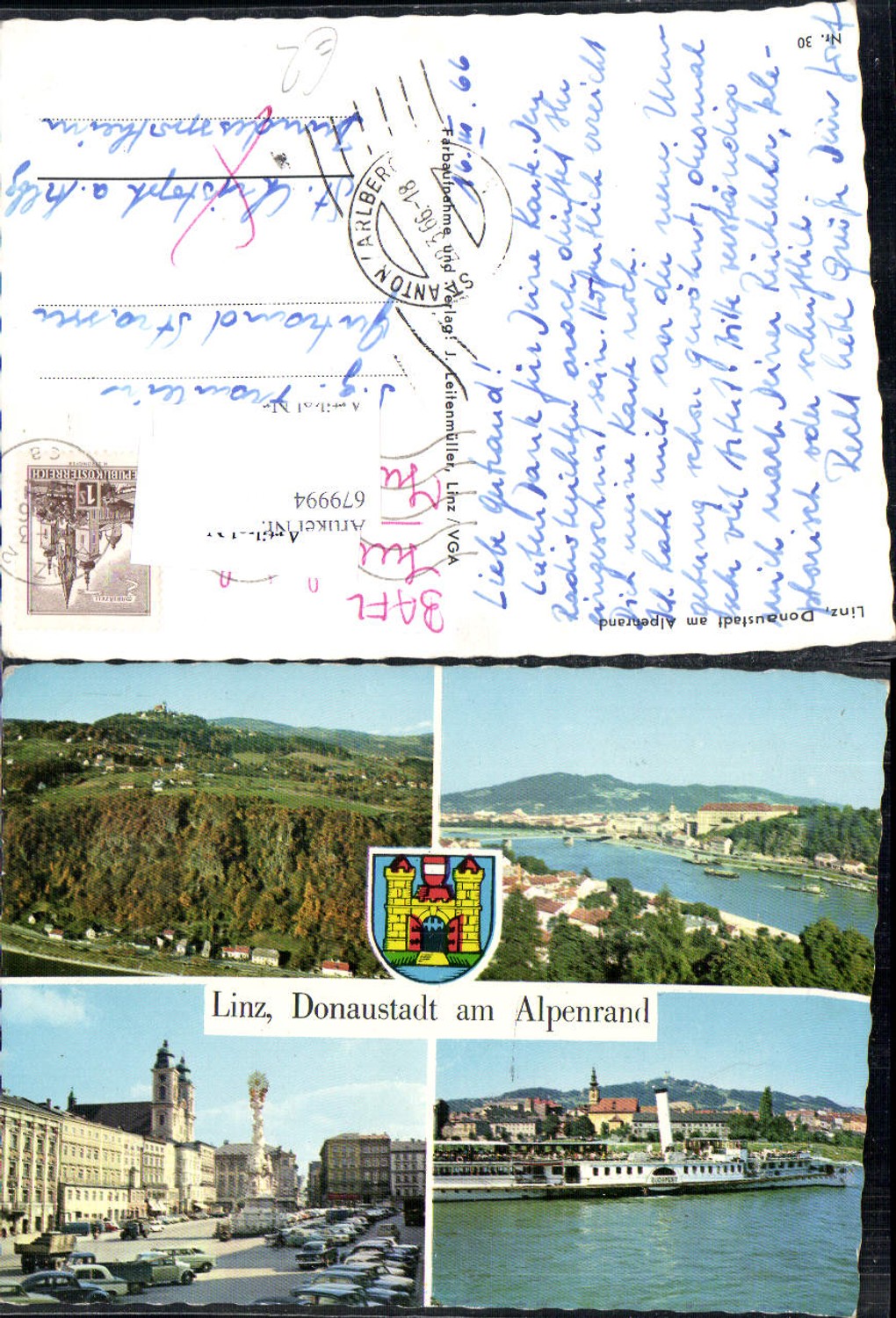 679994 Linz an der Donau Dampfer Schiff