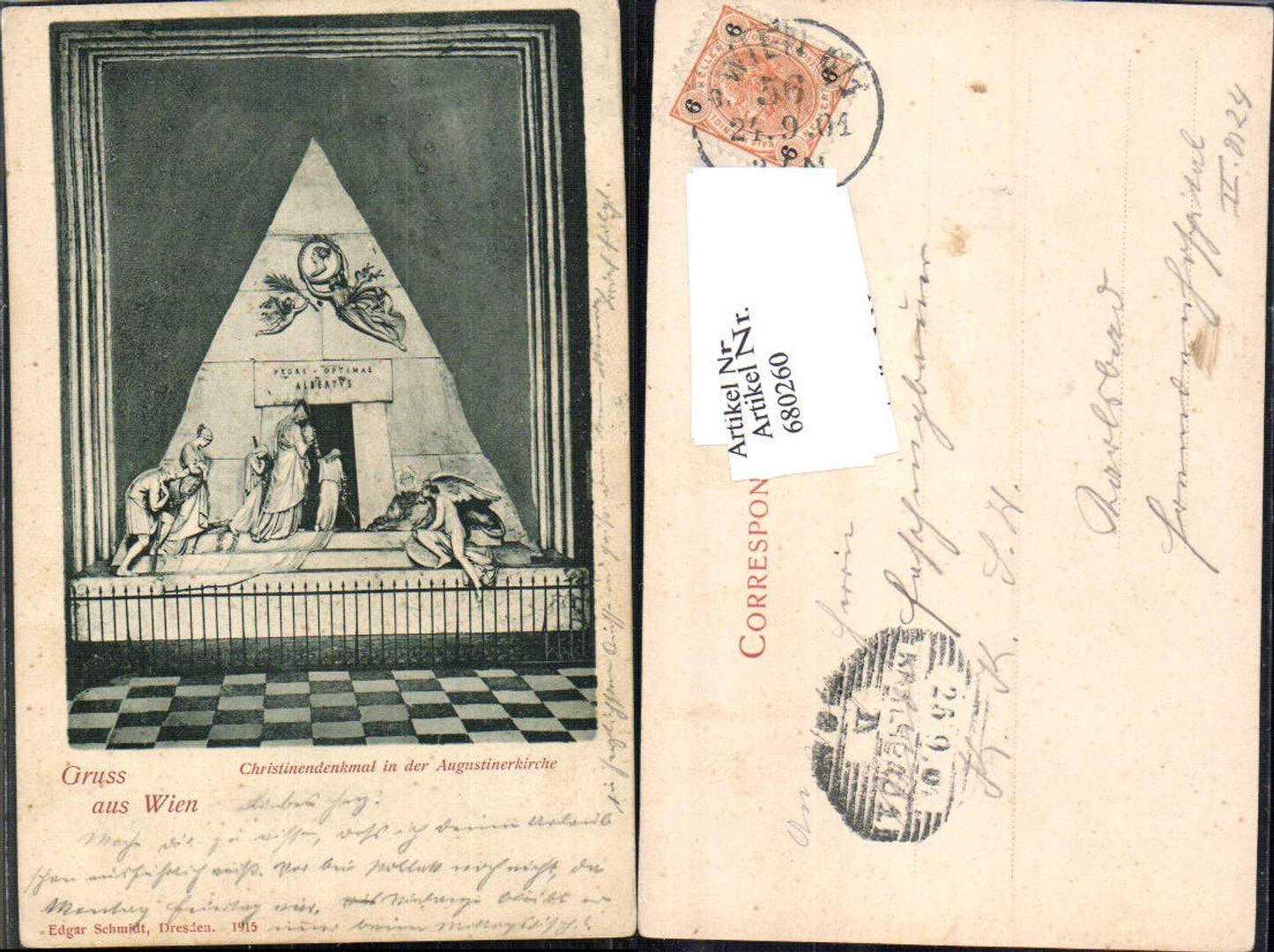 Alte Ansichtskarte – Old Postcard