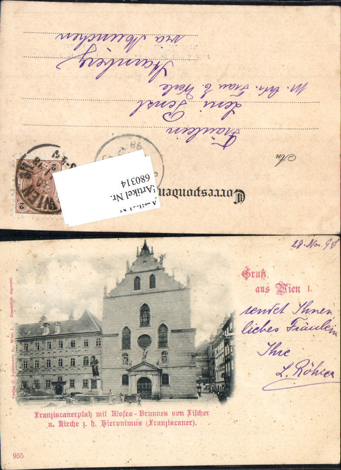 Alte Ansichtskarte – Old Postcard