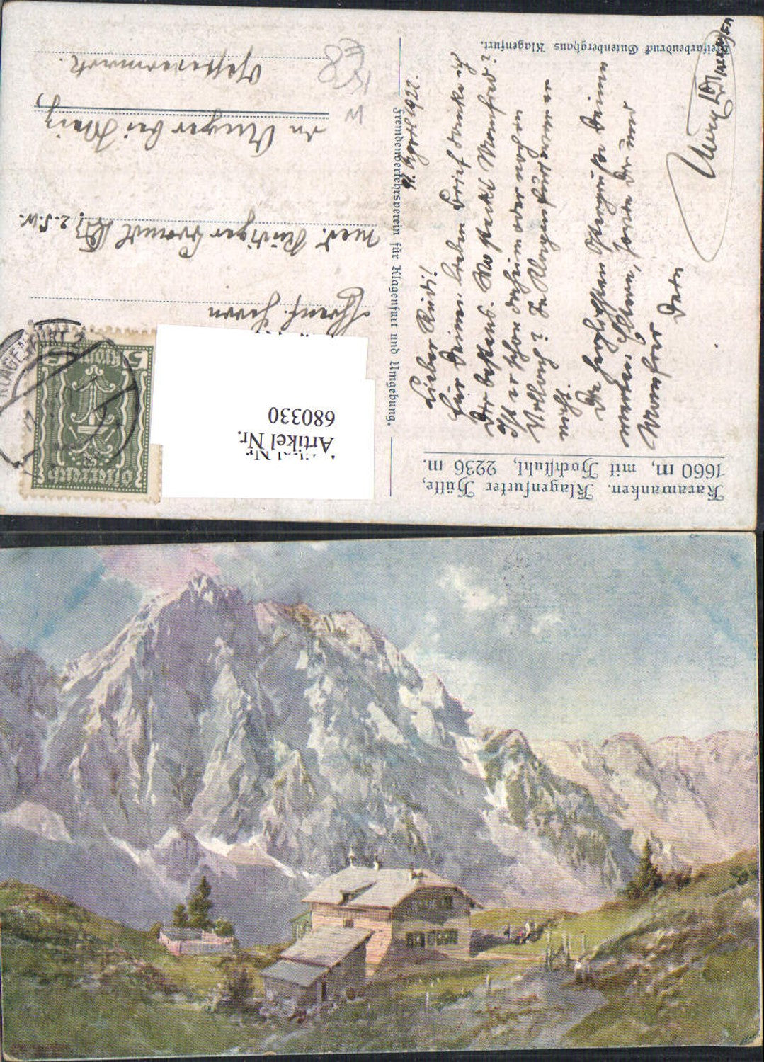 Alte Ansichtskarte – Old Postcard