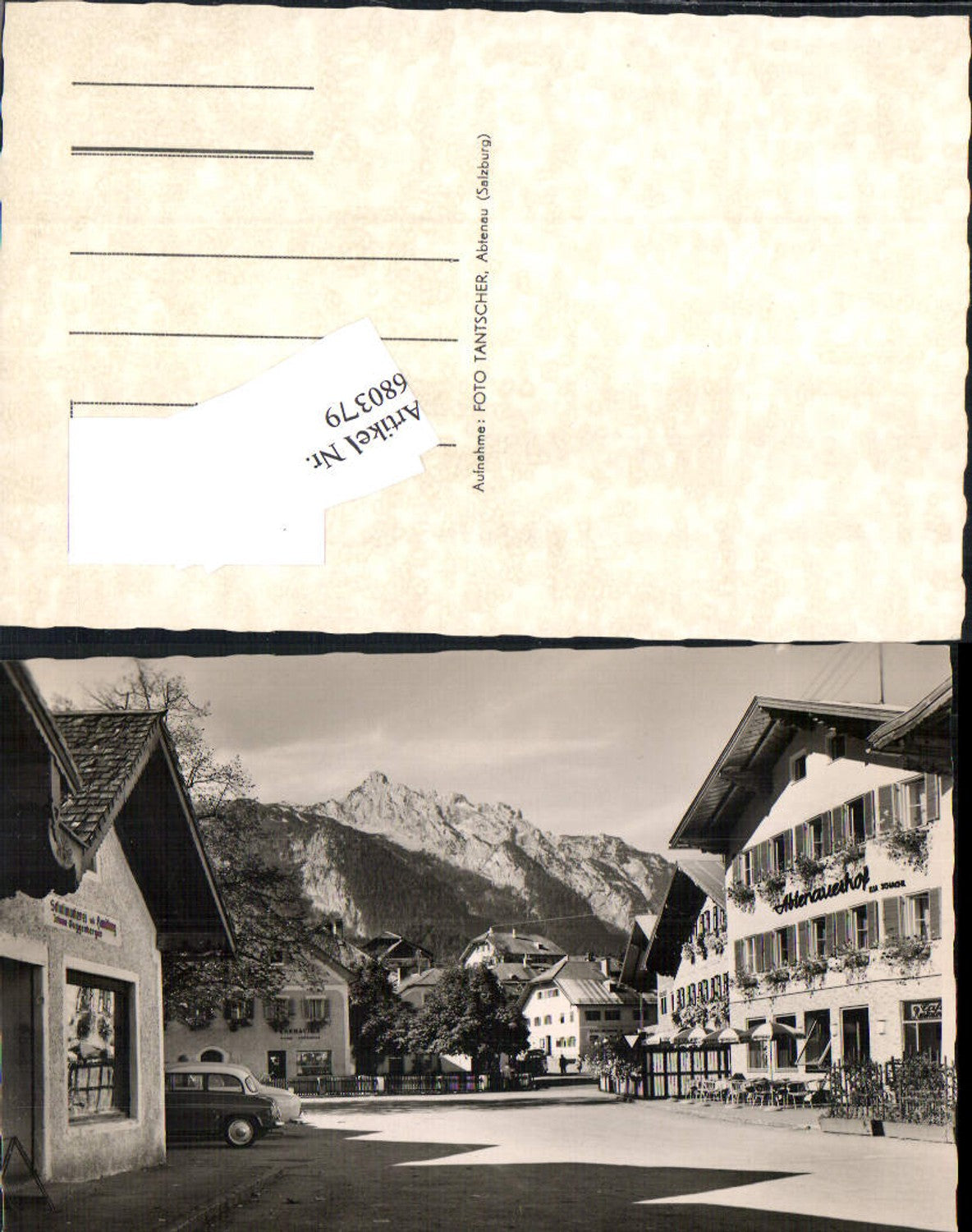 680379 Abtenau geg. Wieswand Handlung Guggenberger Gasthaus Abtenauerhof