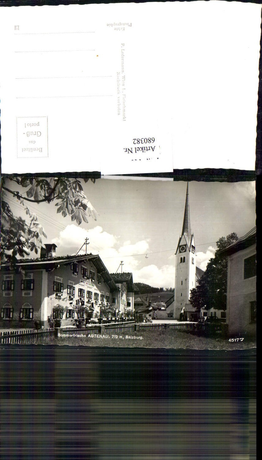 680382 Abtenau Gasthaus zum roten Ochsen