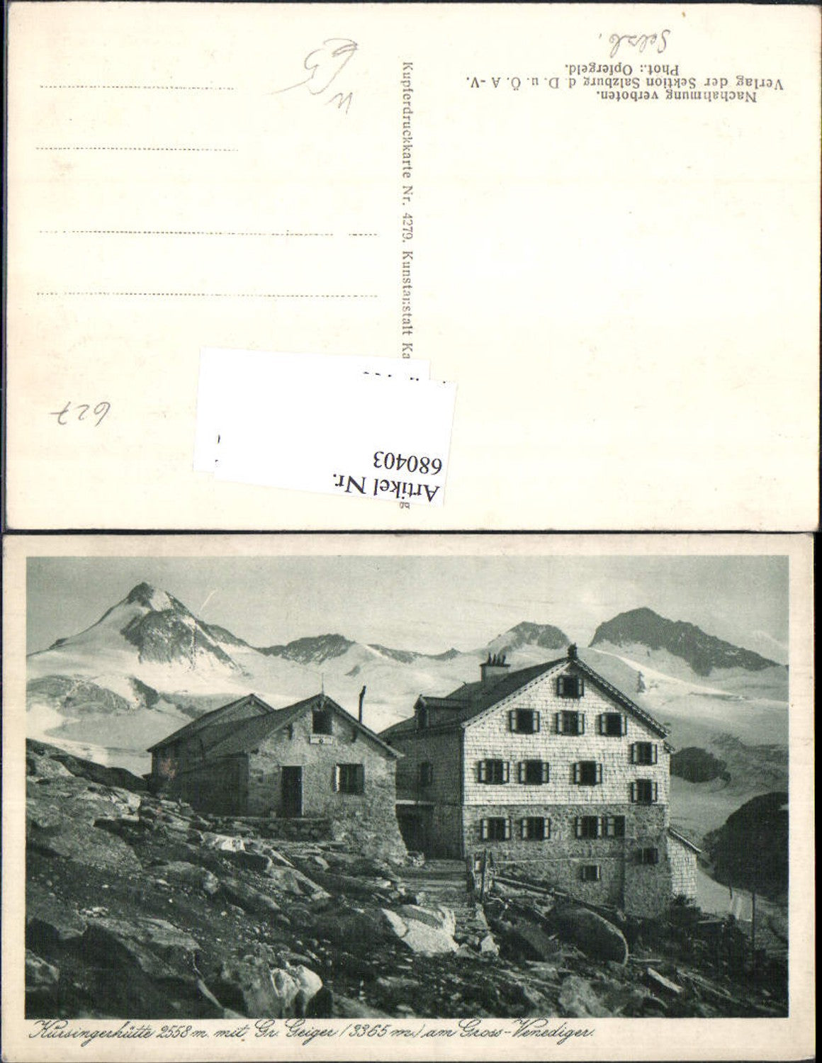 680403 Großvenediger Neukirchen Bramberg Kürsingerhütte