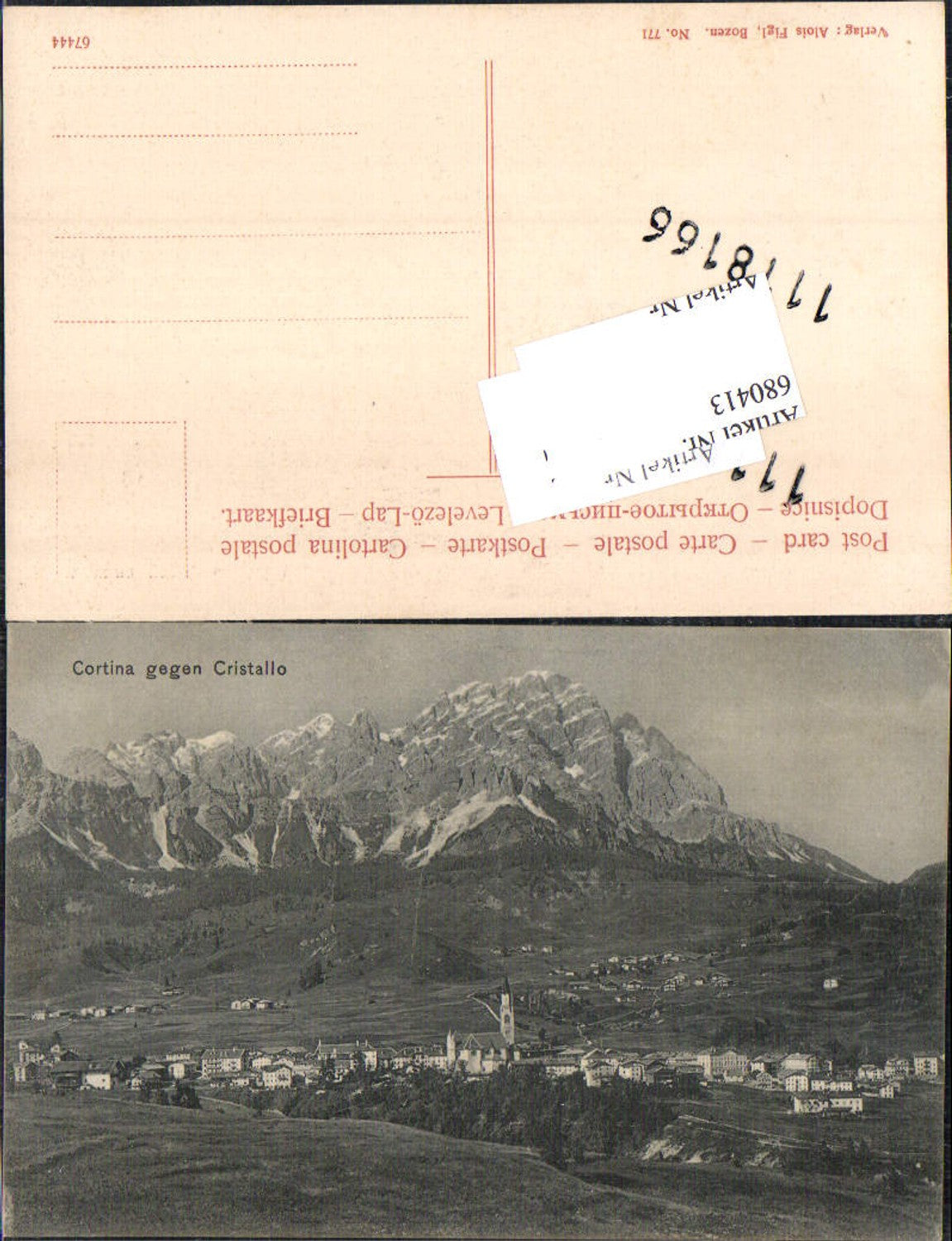 Alte Ansichtskarte – Old Postcard