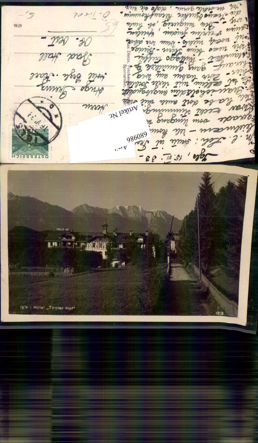 Alte Ansichtskarte – Old Postcard