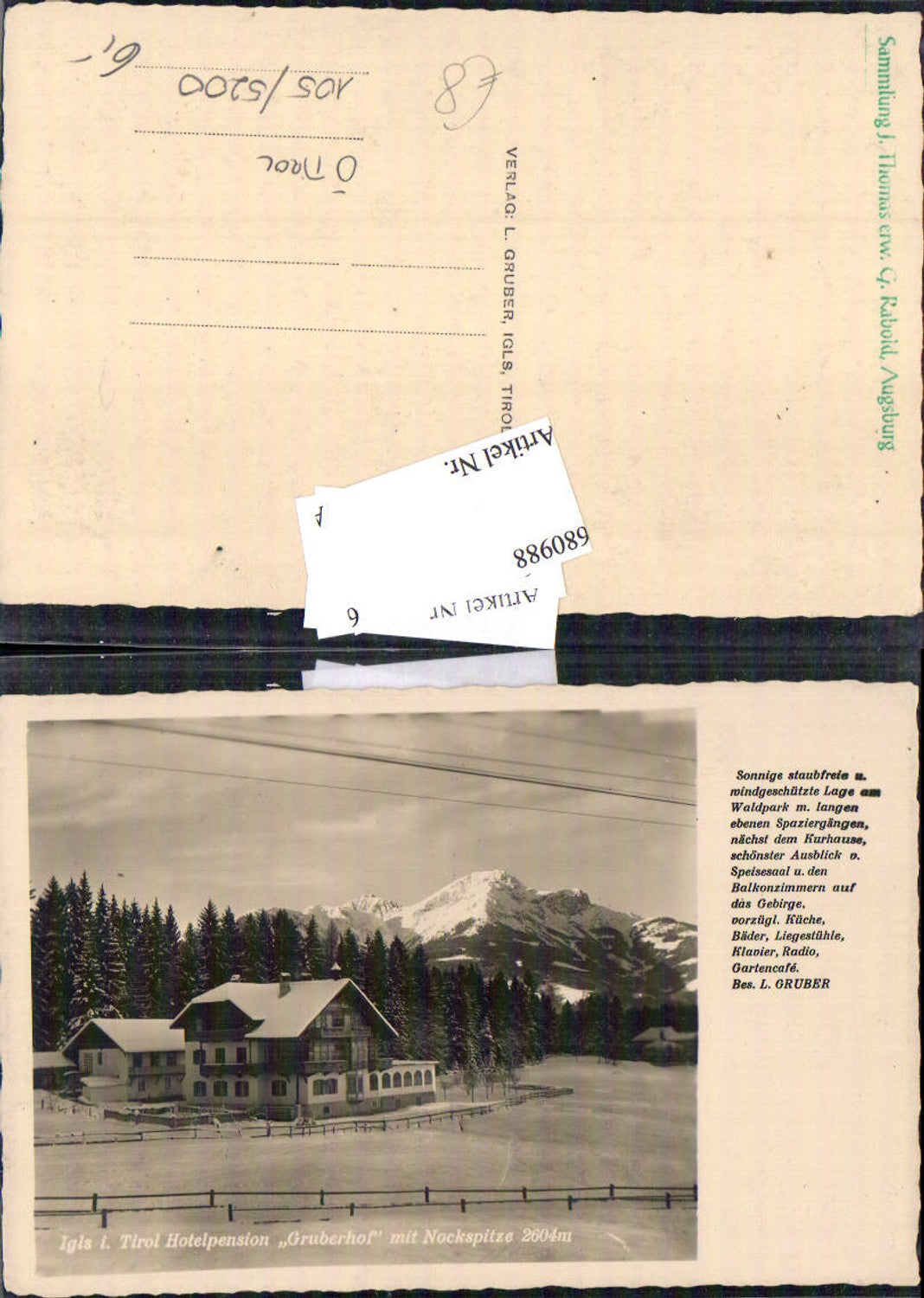 Alte Ansichtskarte – Old Postcard