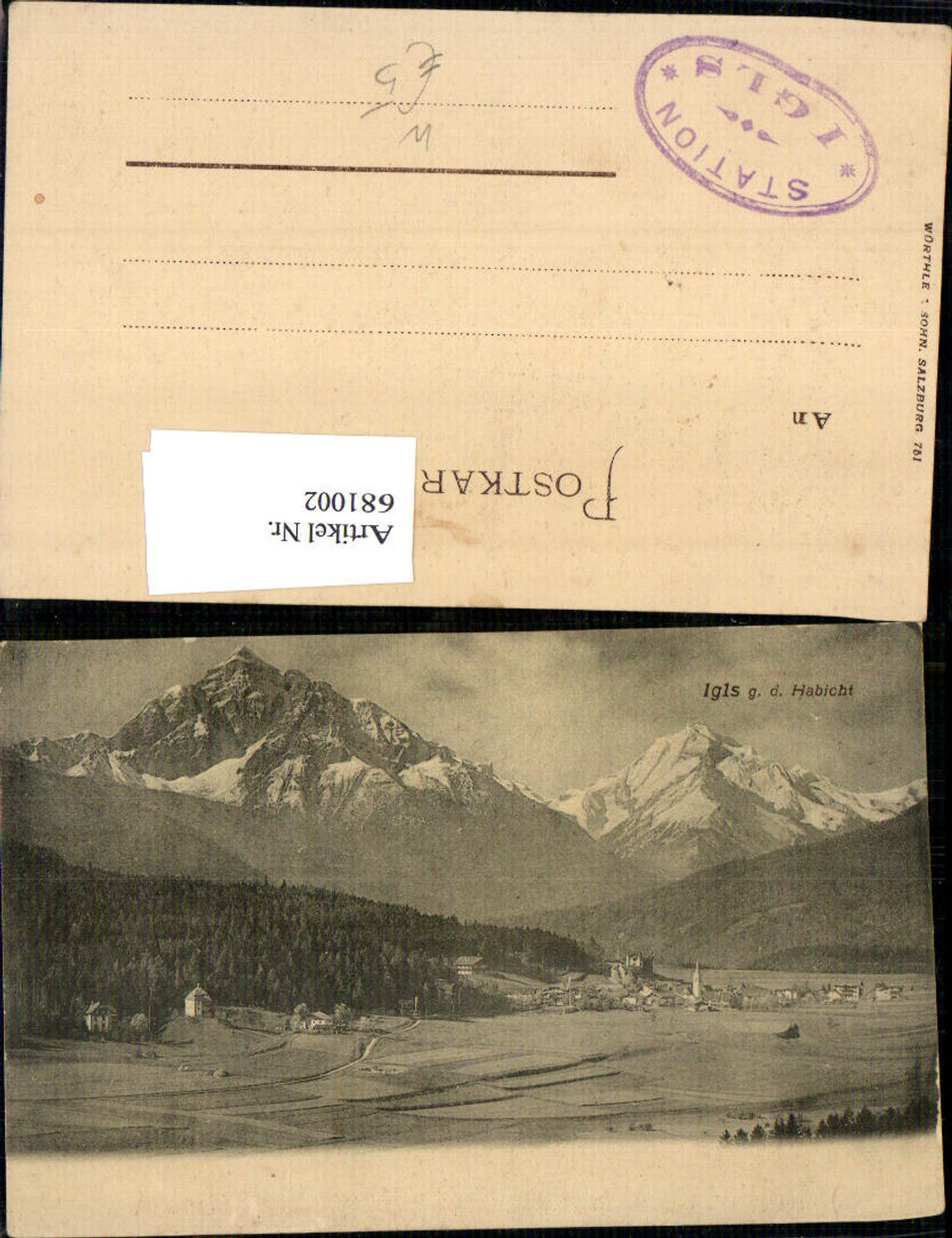 Alte Ansichtskarte – Old Postcard